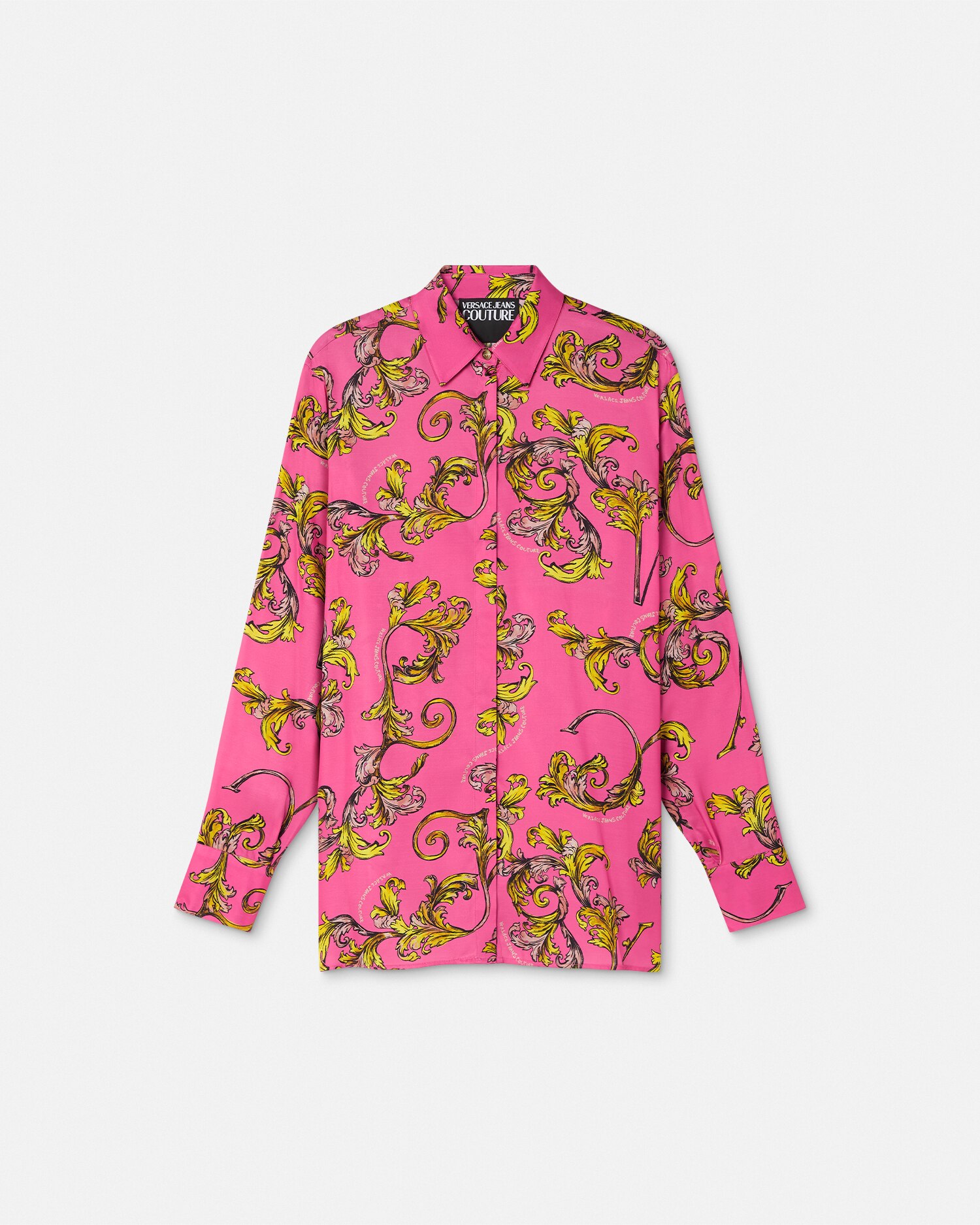 楽天市場】ヴェルサーチジーンズ VERSACE JEANS レディース トップス ブラウス シャツ 長袖シャツ スカーフ柄 バロック柄 バロッコ柄  メデューサロゴボタン ホワイト/ブラウン/ゴールド CV7640 15214 002 CAMICIA (R69800)【送料無料】【smtb-TK】  : ガッツ ブランドショップ