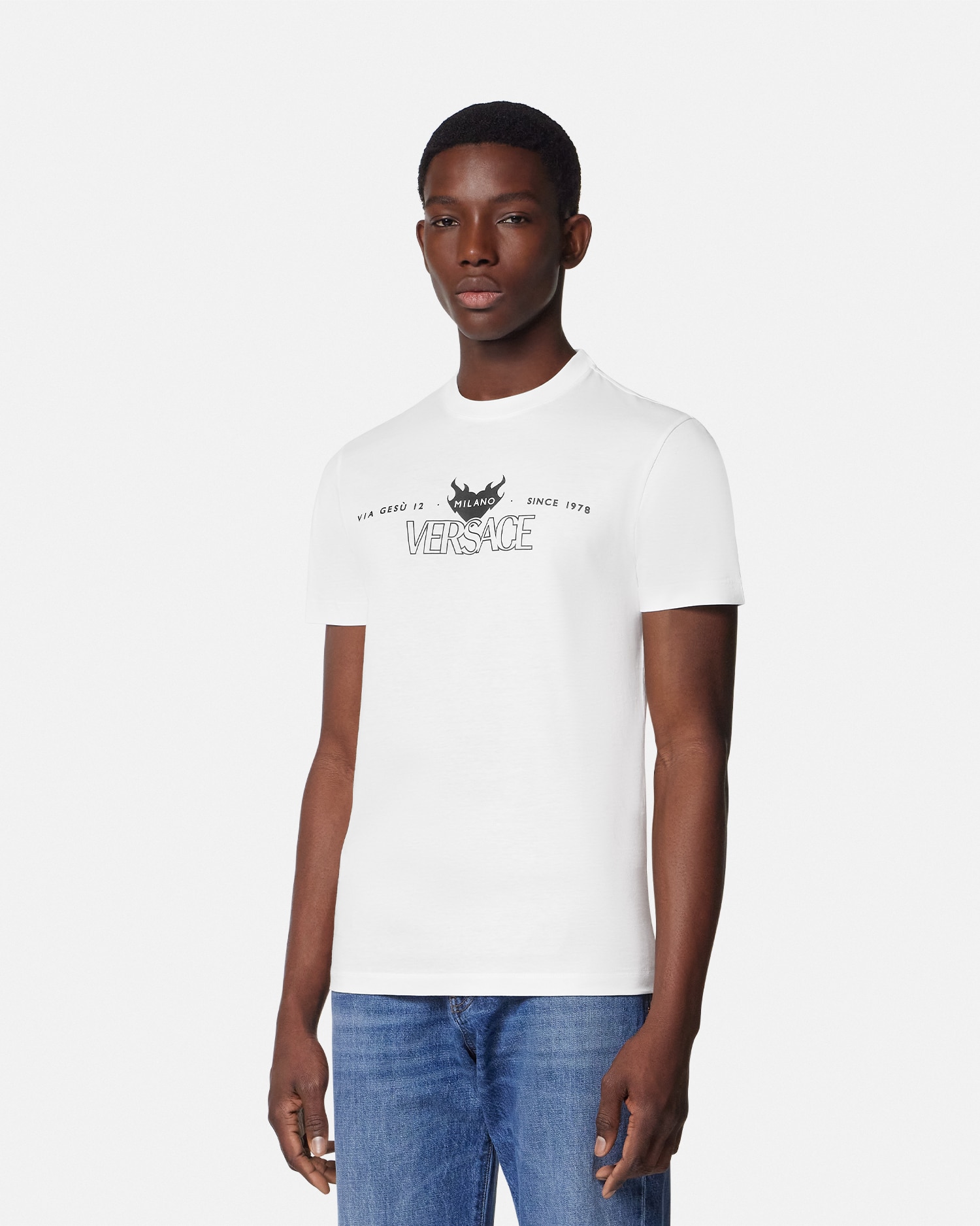Tシャツ ヴェルサーチェ ロゴ | VERSACE JP