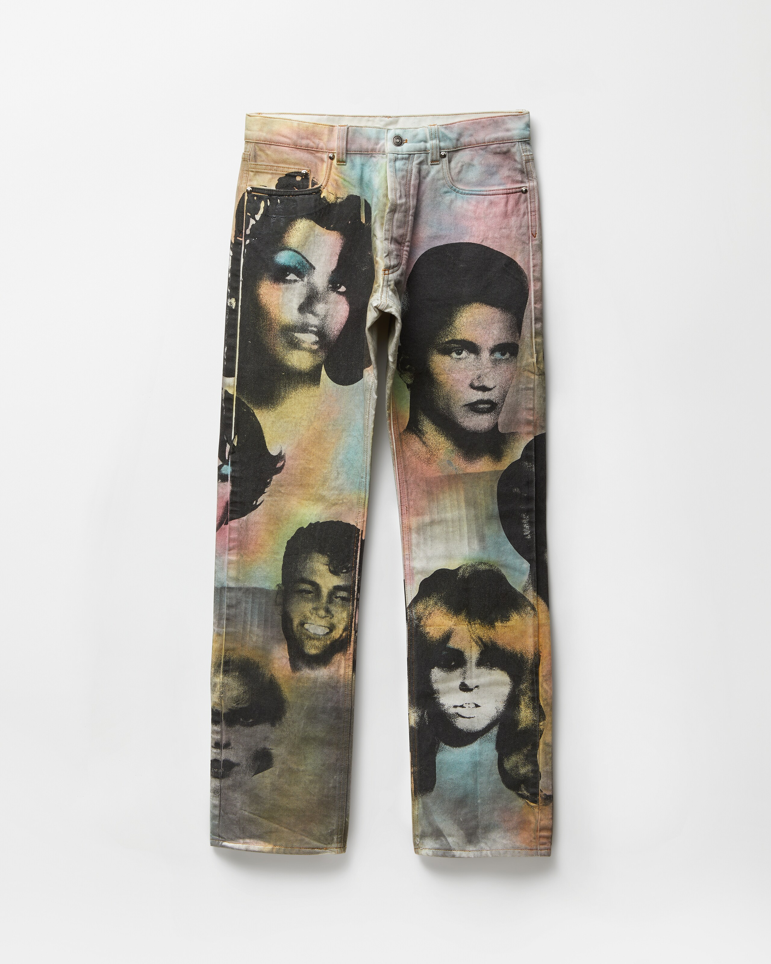 Printed Straight Jeans プリント | VERSACE JP