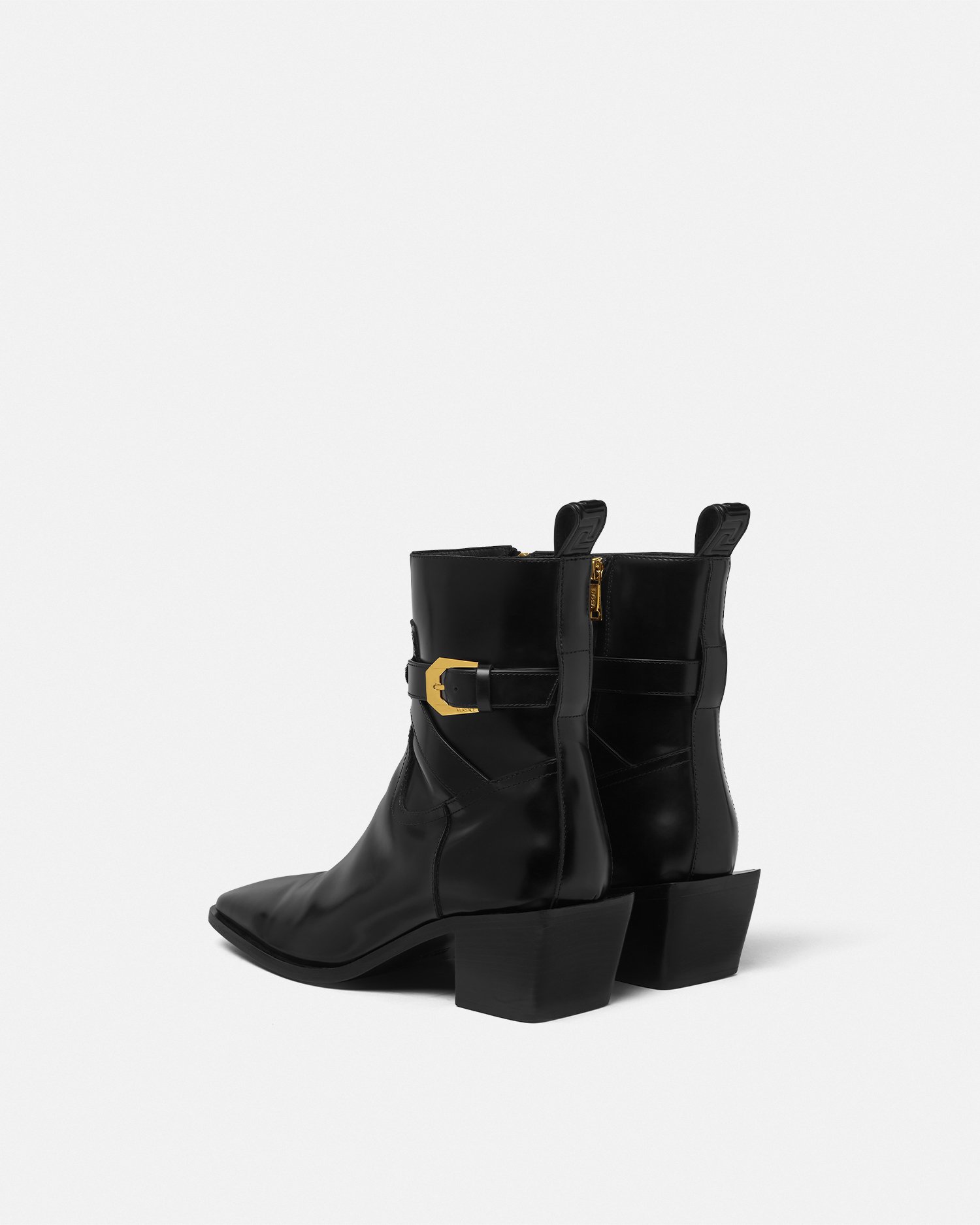 ヴェルサーチェ☆メデューサ バックレースアップアンクルブーツ メデューサ VERSACE(ヴェルサーチェ) ブーツ(レディース) - 海外