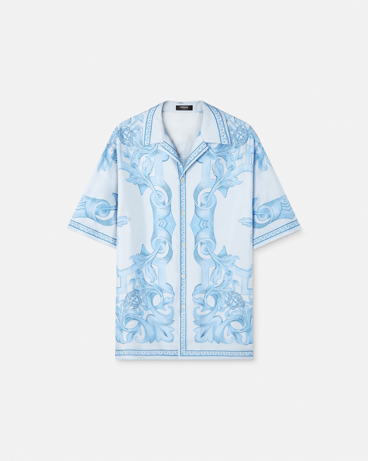 ヴィンテージ Per amore ヴェルサーチェ シルク シャツ ジャケット シルク シャツ ヴェルサーチェ ギャラリー プリント | VERSACE JP
