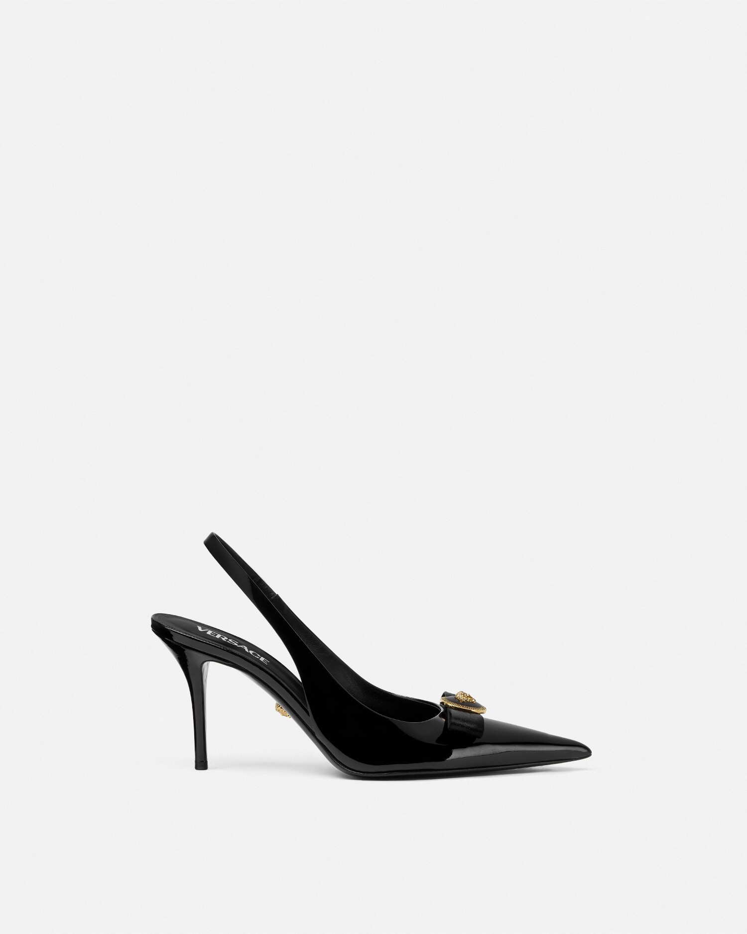 Versace ヴェルサーチェ パンプス オールオーバー スリングバック Versace ヴェルサーチェ パンプス オールオーバー スリングバック
