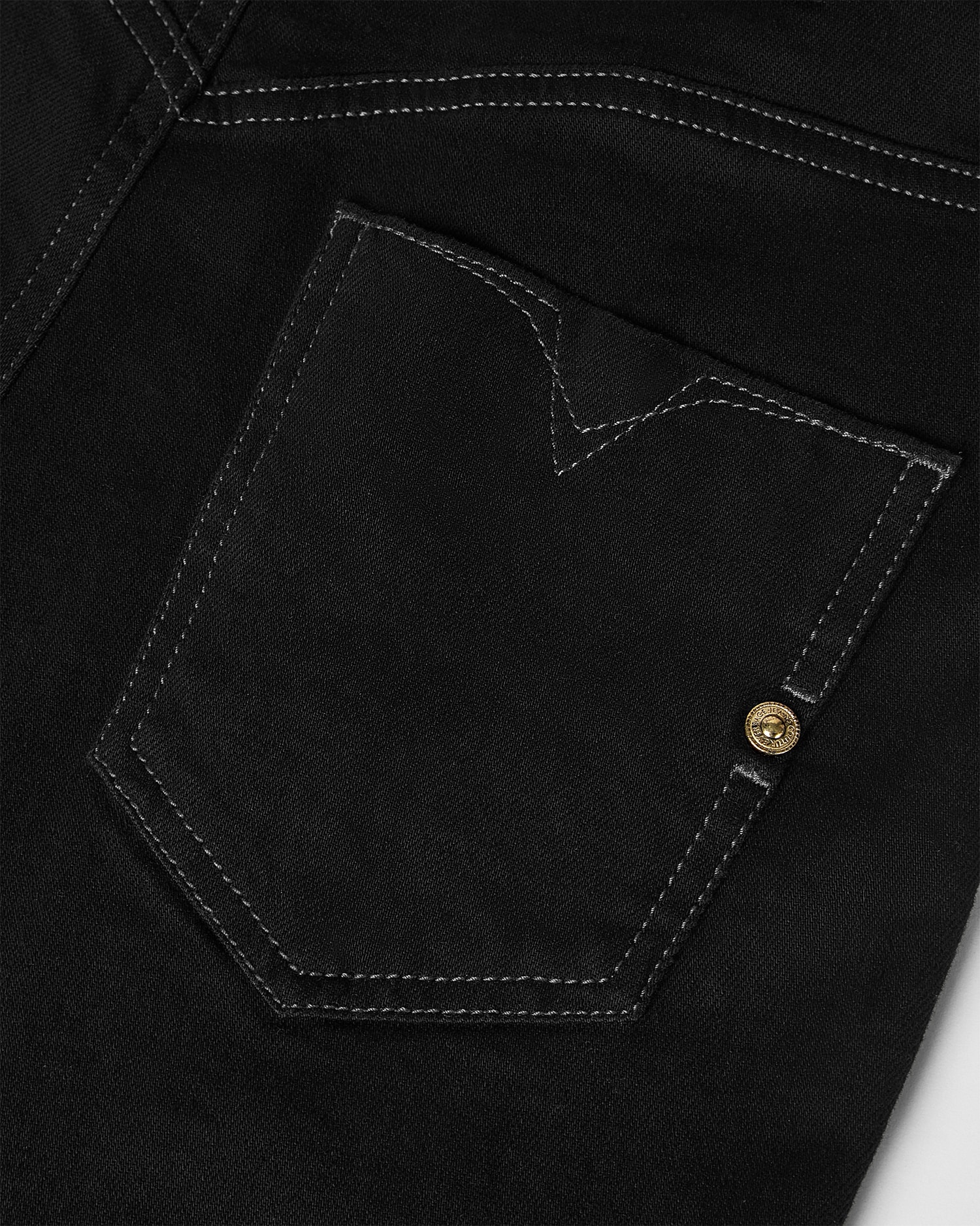 フレア ジーンズ バロック バックル ブラック | VERSACE JP