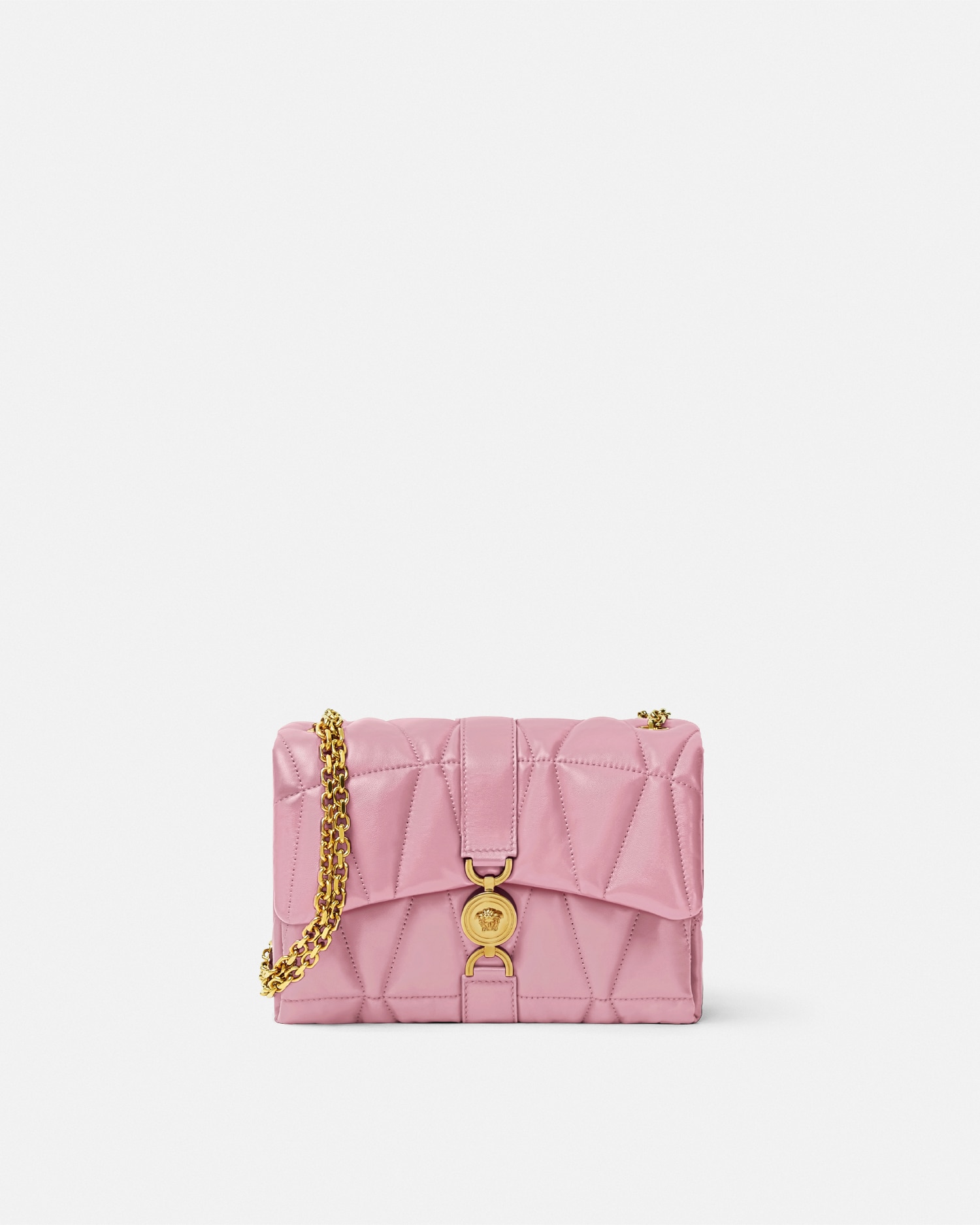 Kleio キルティング ショルダーバッグ ブラック,ゴールド | VERSACE JP