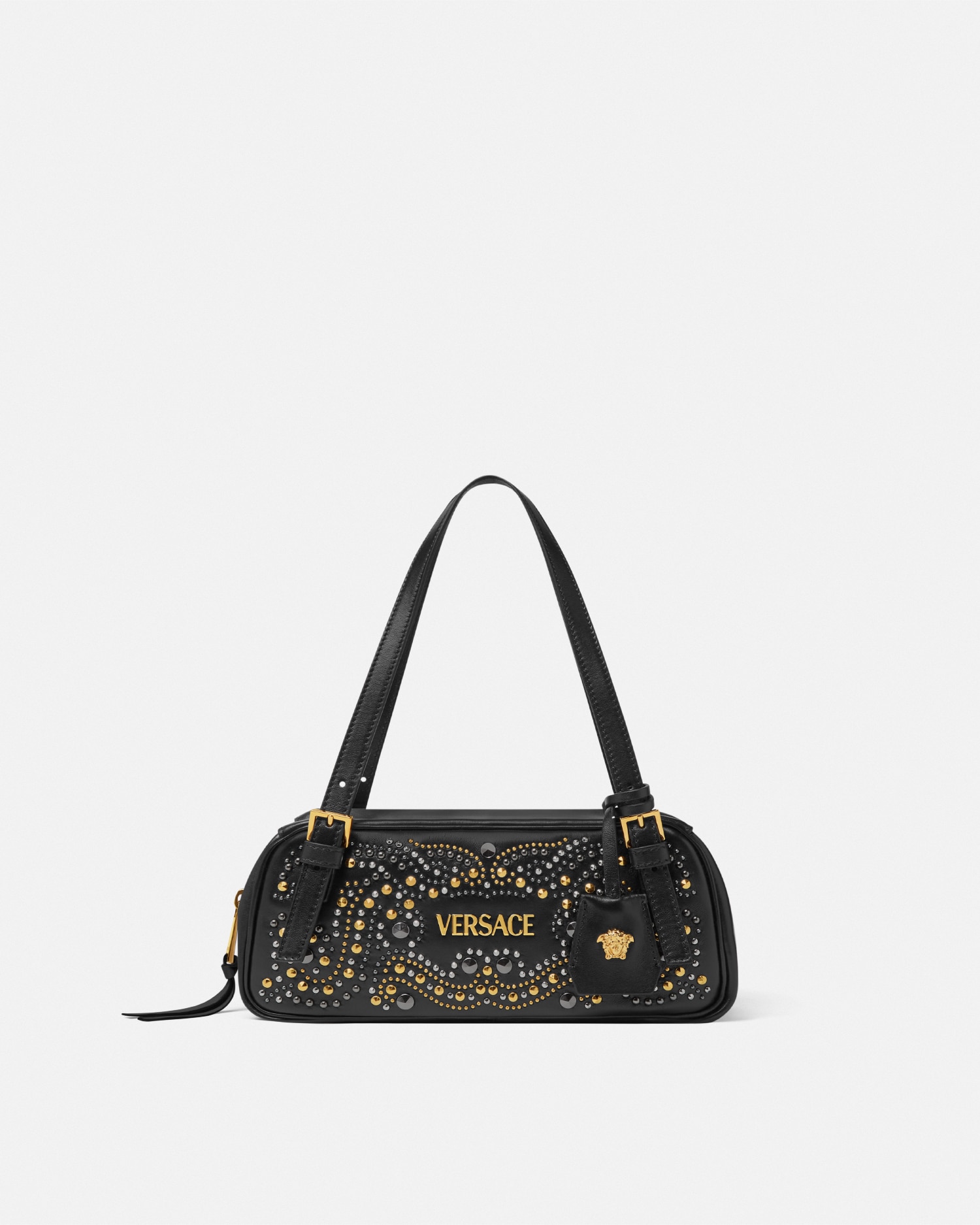 VERSACE ブラック ショルダーバッグ　袋付き 楽天市場】ヴェルサーチ バッグ ショルダーバッグ ナイロン