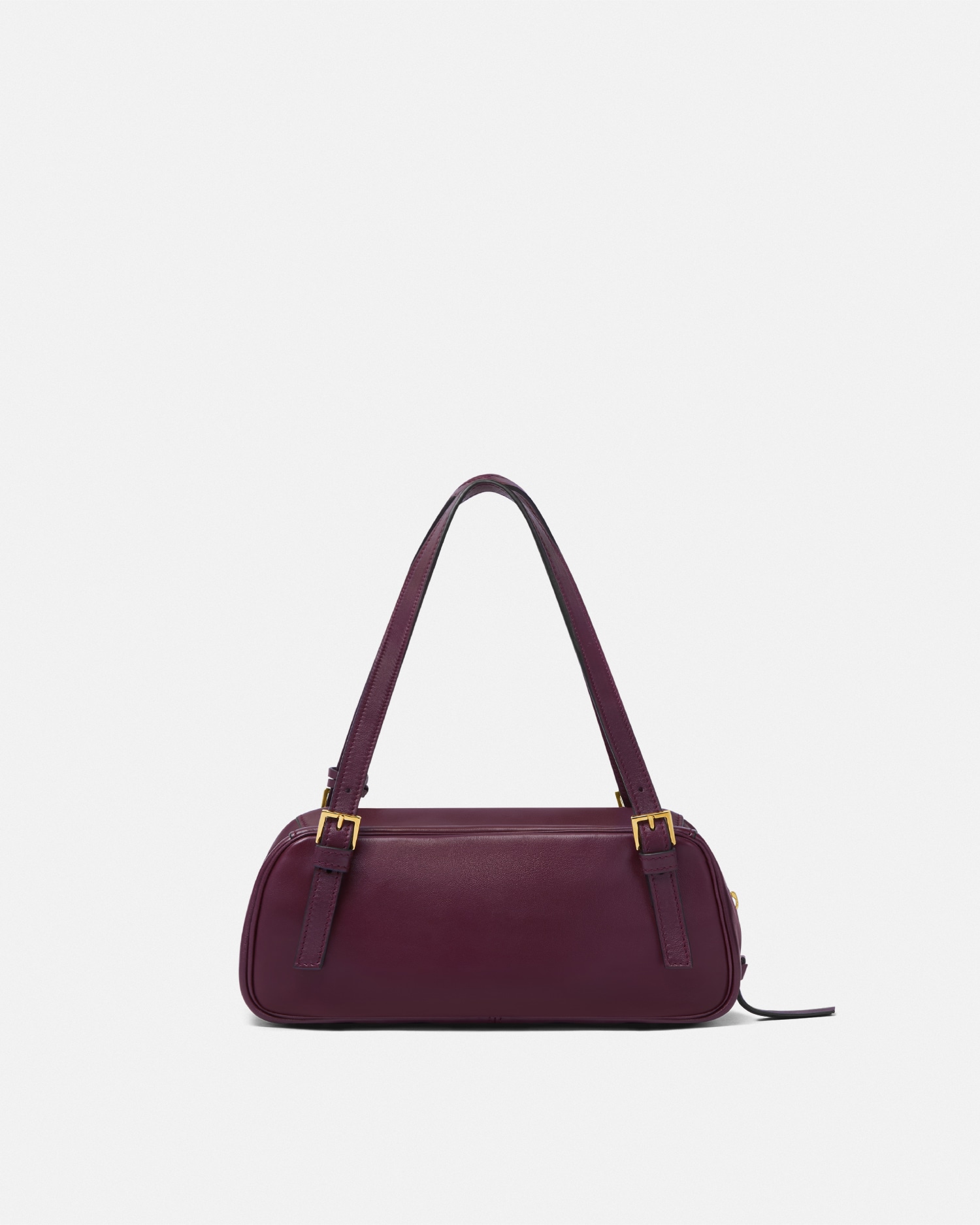 ヴェルサーチェ タグ ナッパ ボウリング バッグ ブラック,ゴールド