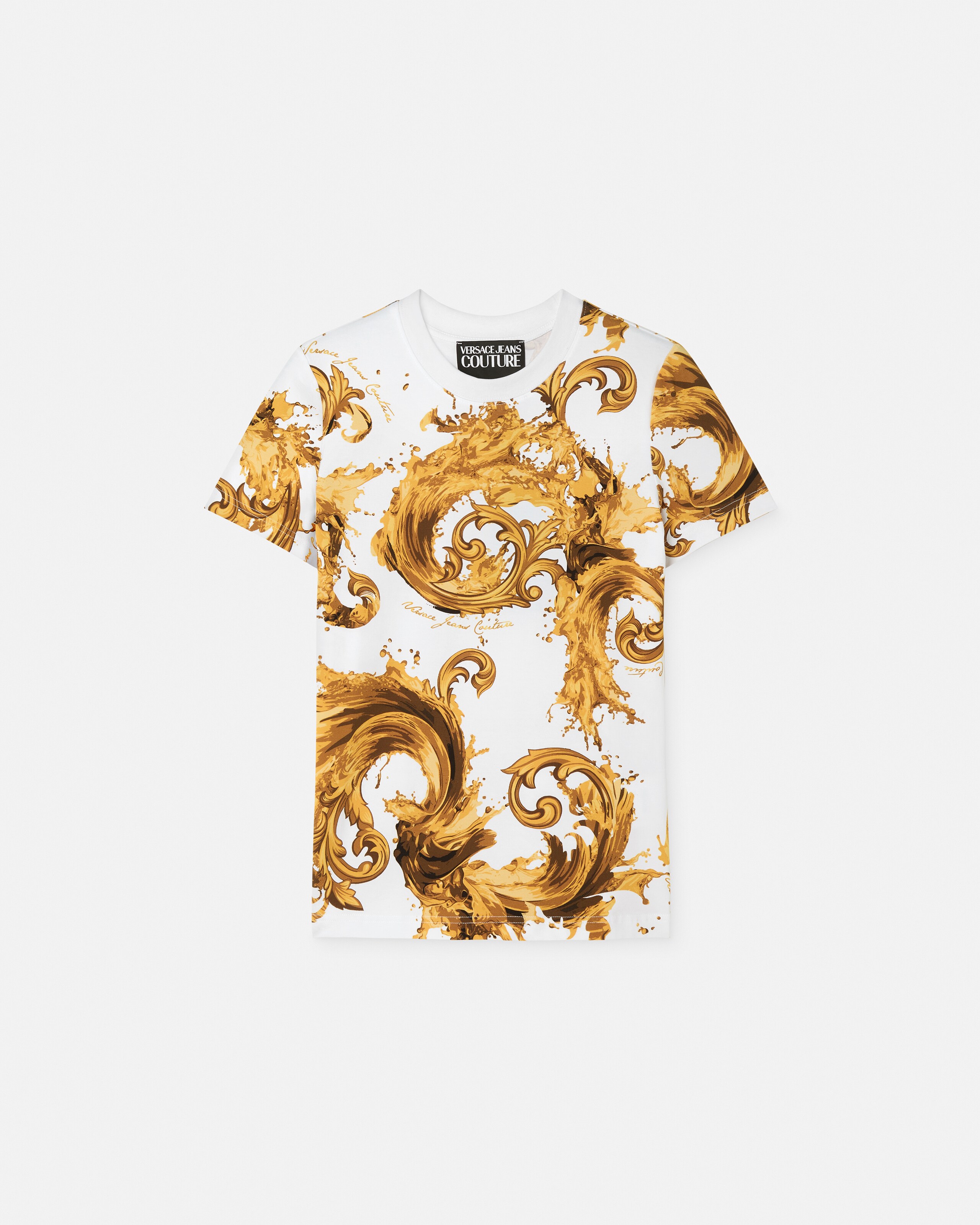 プリント コットンジャージー Tシャツ | VERSACE JP