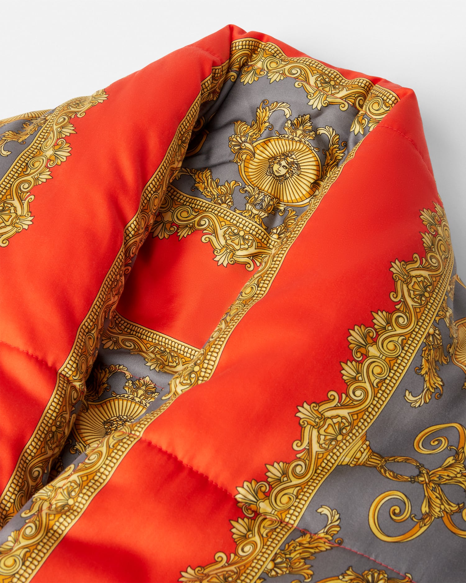 オーバーサイズ パファー ジャケット デュベ ストライプス