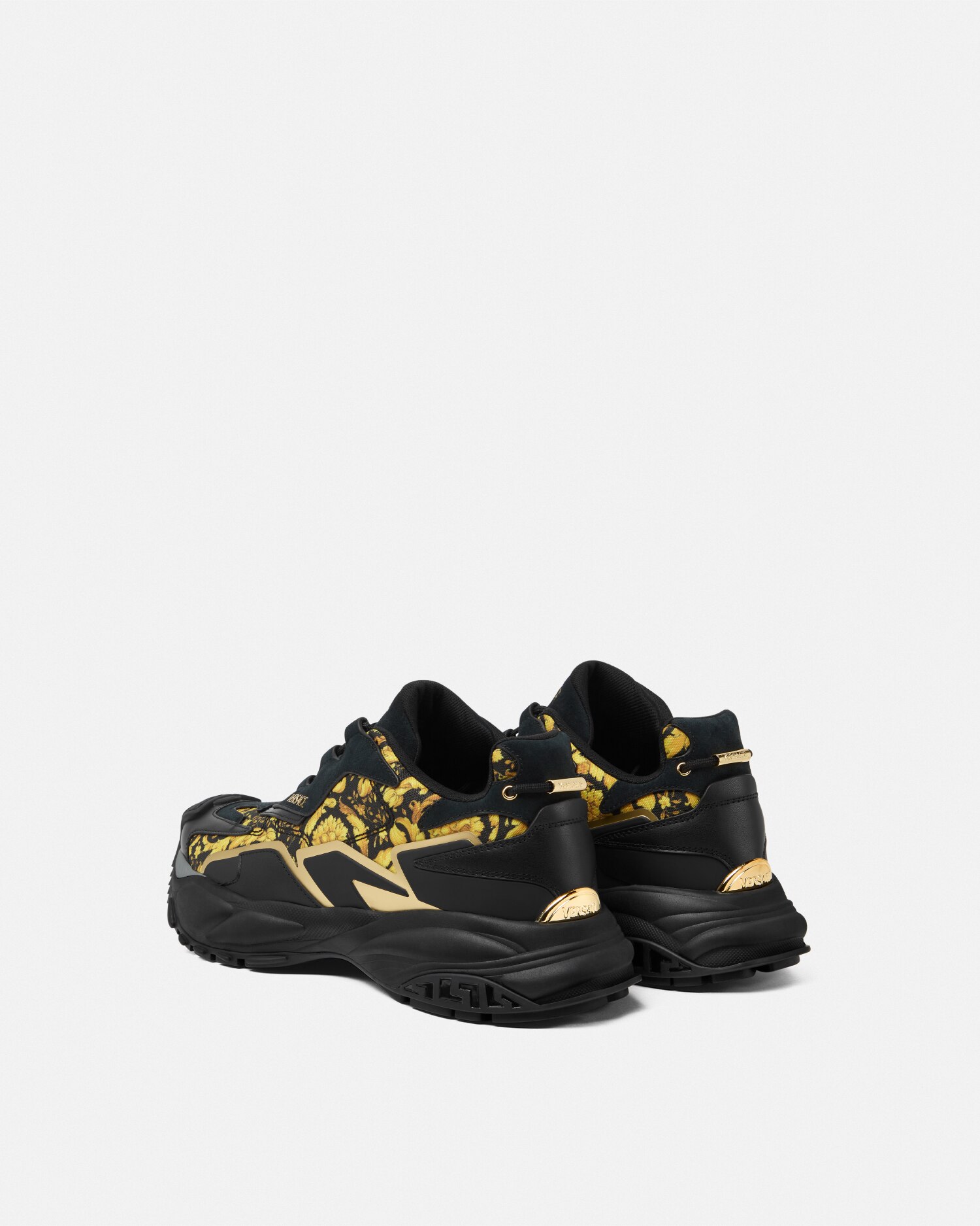 VERSACE グレカ ポルティコ ダービー スニーカー ブラウン VERSACE グレカ ポルティコ ダービー スニーカー ブラウン