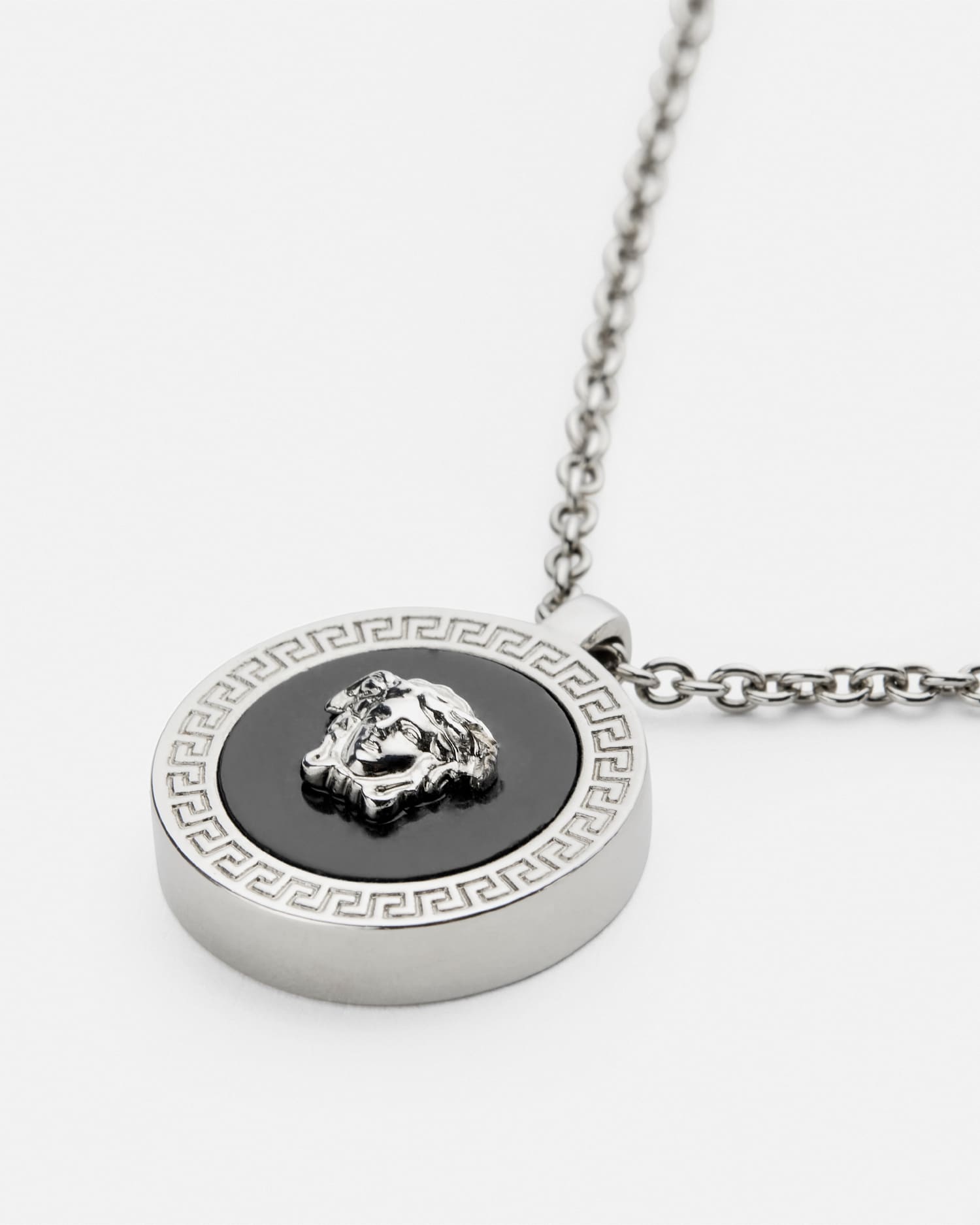 メドゥーサ ネックレス ゴールド,ブラック | VERSACE JP