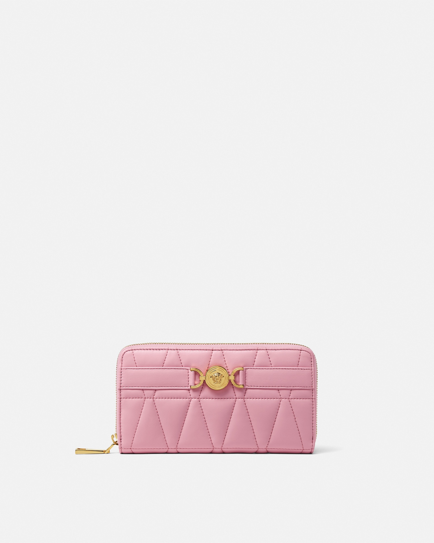 ★送関込み★ Versace Medusa 95 キルティング 長財布 キルティング ロング ウォレット メドゥーサ '95 ブラック