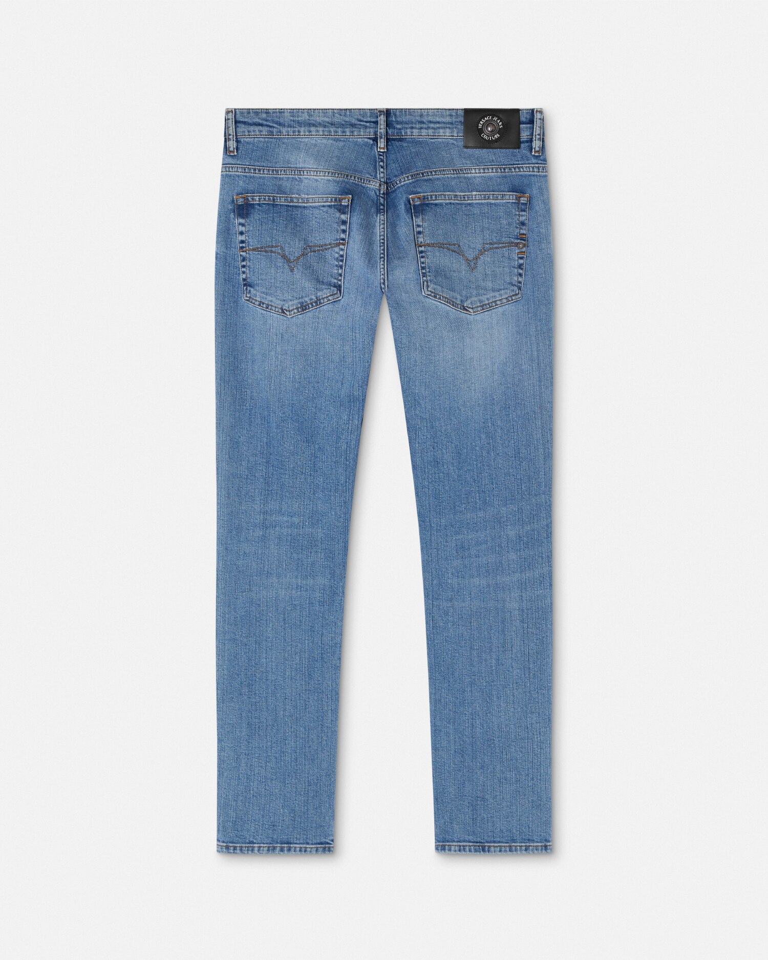 VERSACE - 新品 VERSACE センタープレス デニムパンツの通販 by
