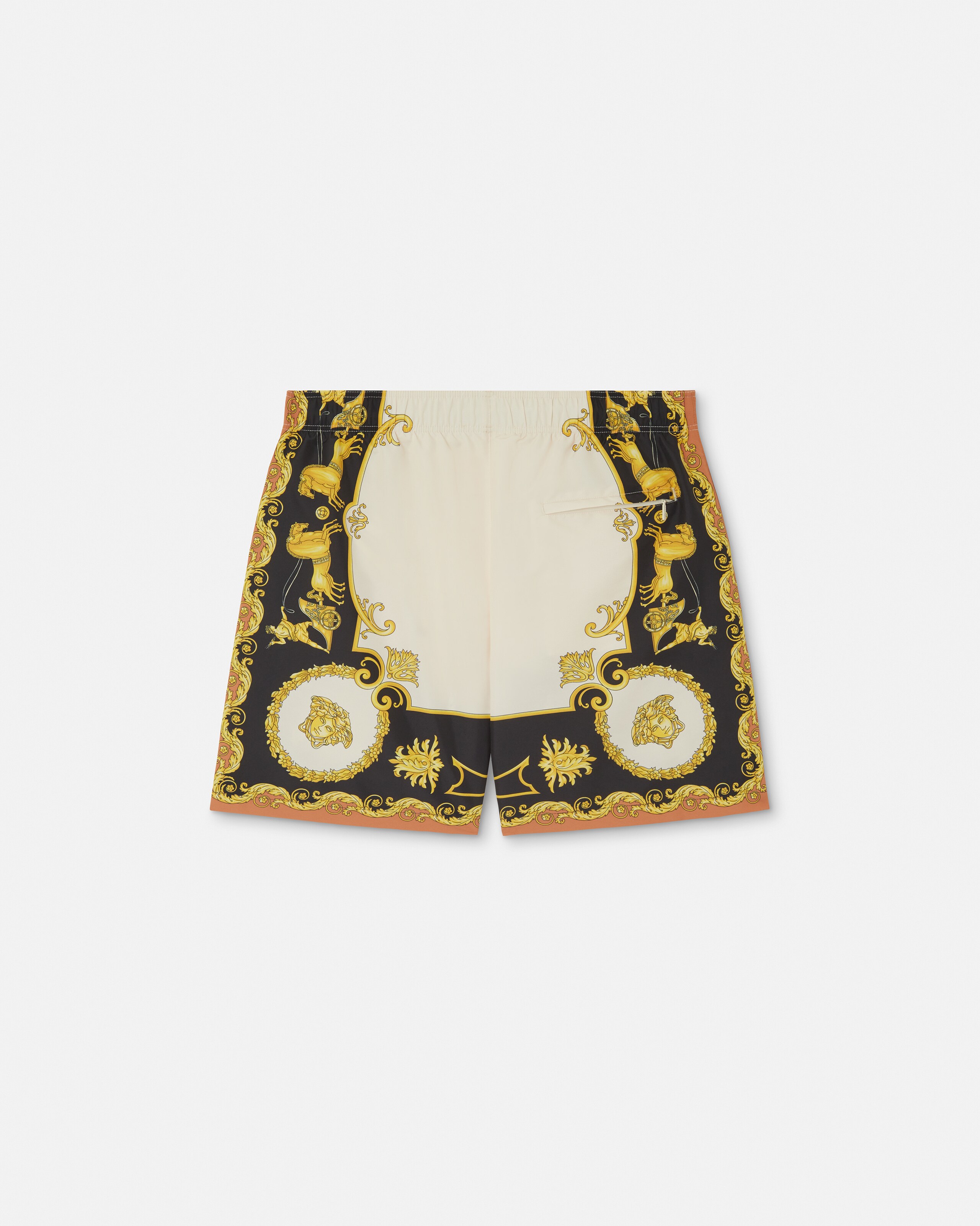 VERSACE プリントボードショーツ サイズ8 新品 プリント スイム ボードショーツ ブラック,ブルー | VERSACE JP