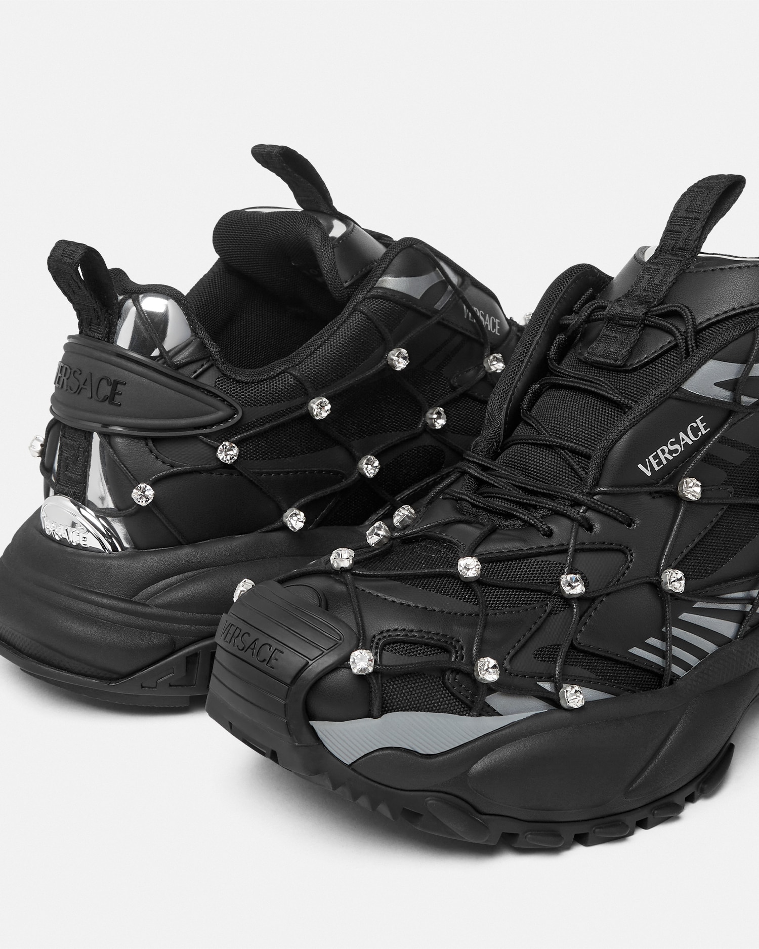 VERSACE 新品　カコイイミュール❣️❣️❣️ Versace Medusa Greca Low Smiling Medusa Black Green Pink Men's