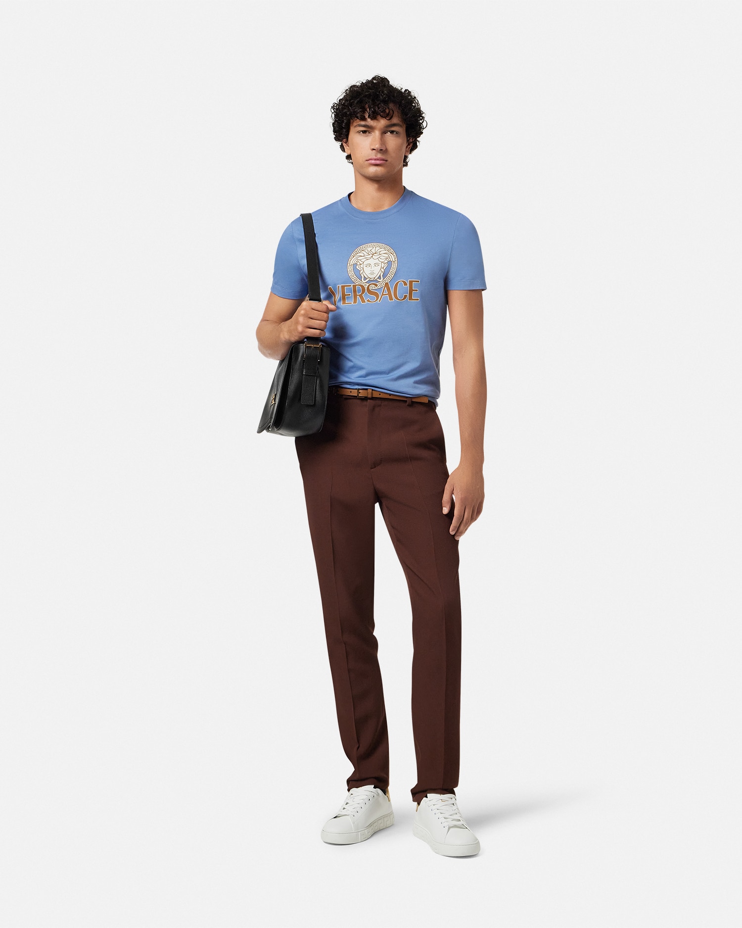 メドゥーサ ロゴ Tシャツ ホワイト | VERSACE JP