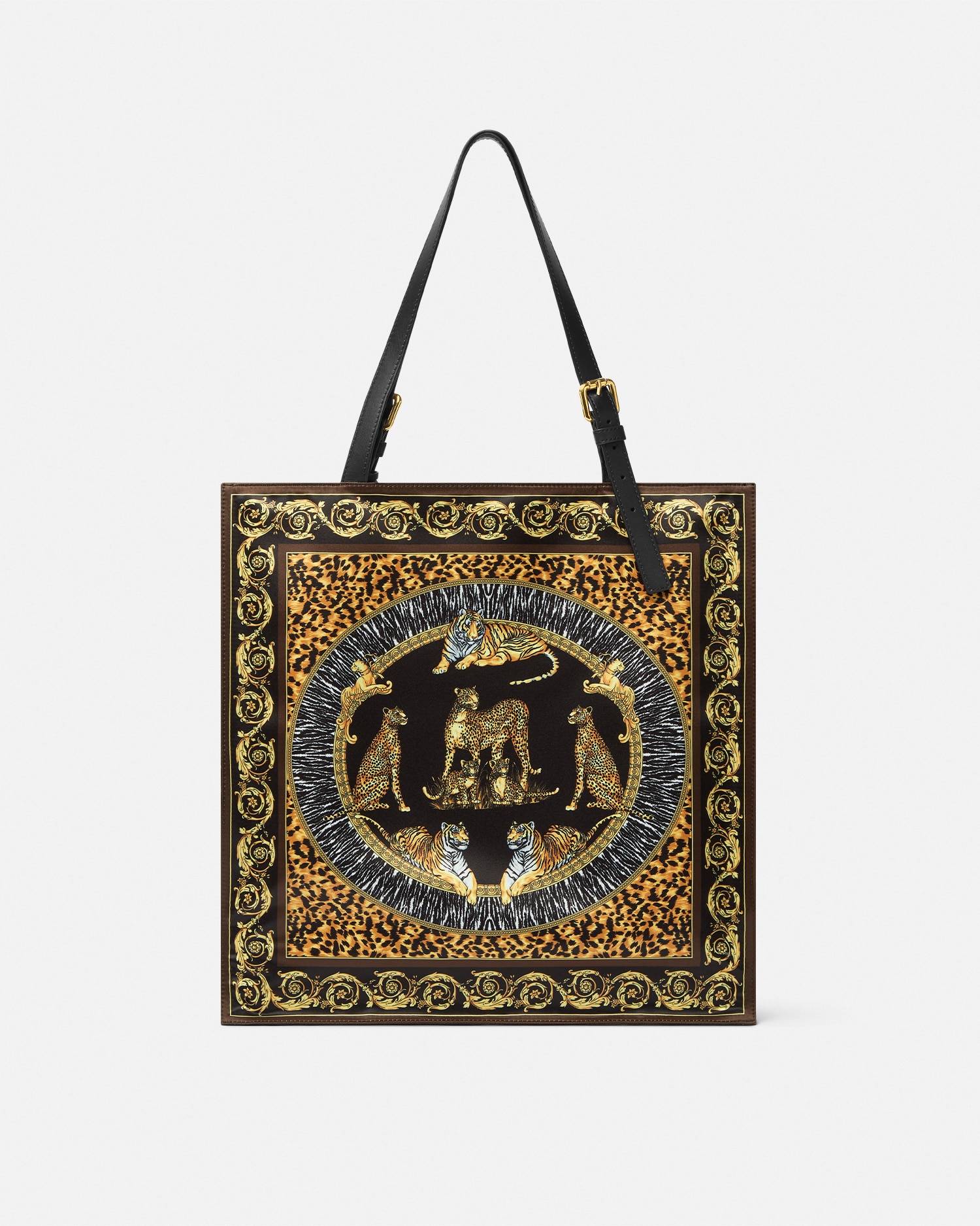 VERSACE バック 鞄 ボウリング バッグ ヴェルサーチェ タグ ブラック,ゴールド