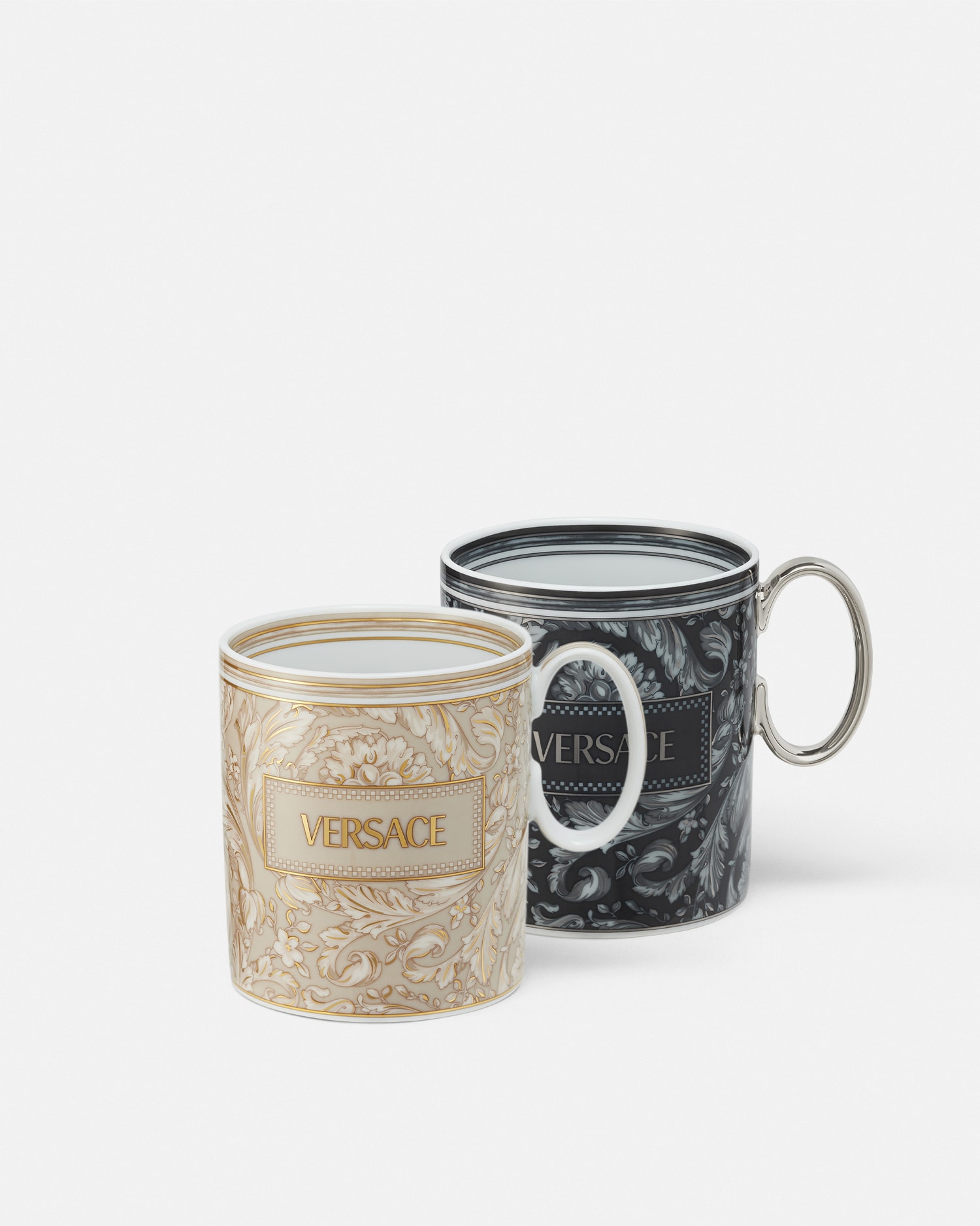 【1円～】 ローゼンタール ヴェルサーチ バロッコ カップ＆ソーサー ペア FF0898 Rosenthal VERSACE 2客セット 美品 ローゼンタール×ヴェルサーチ コラボ バロッコ カップ＆ソーサー 1客