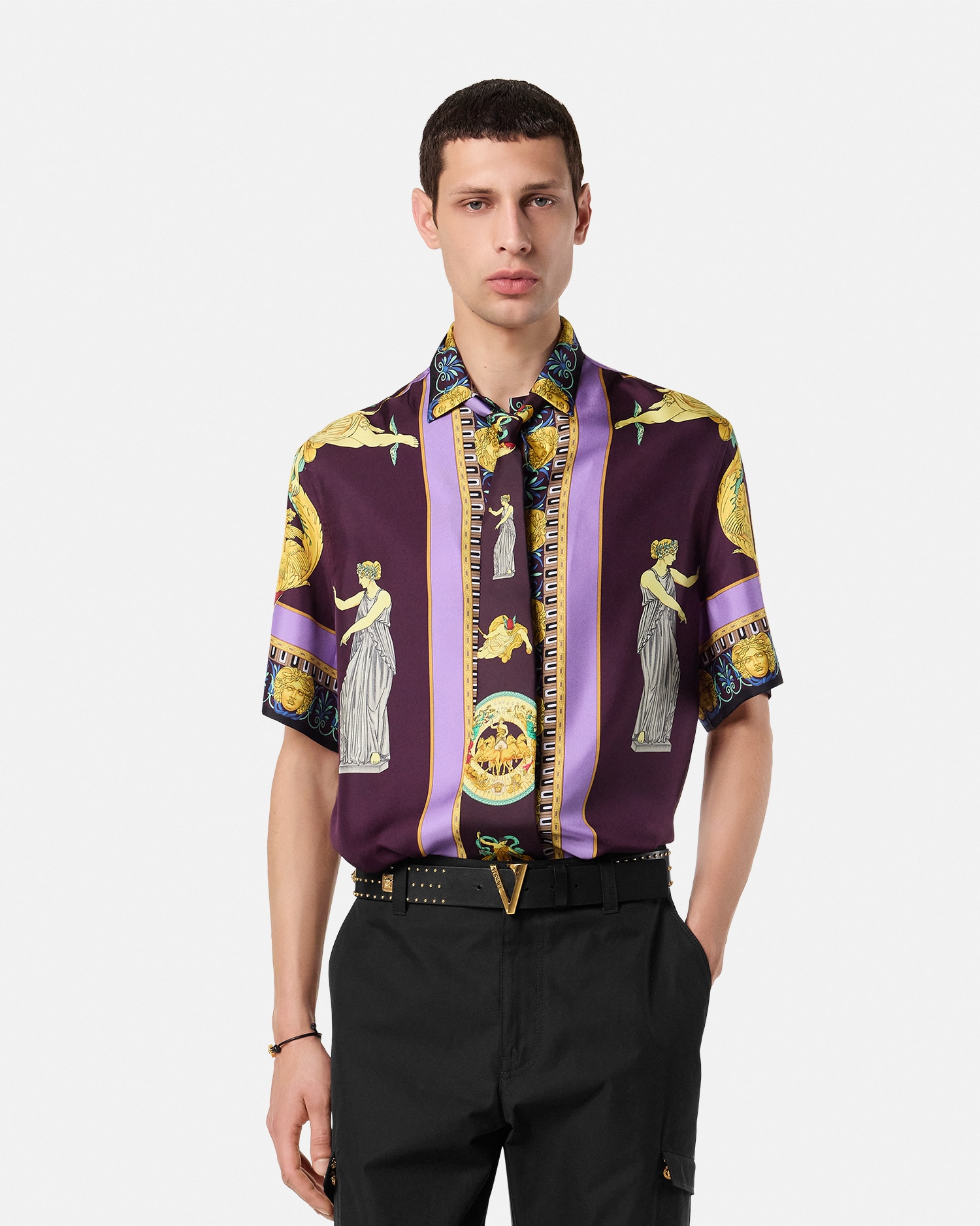 ヴェルサーチェ☆メデューサ グラフチェック セットアップ VERSACE(ヴェルサーチェ) セットアップ(メンズ) - 海外通販のBUYMA