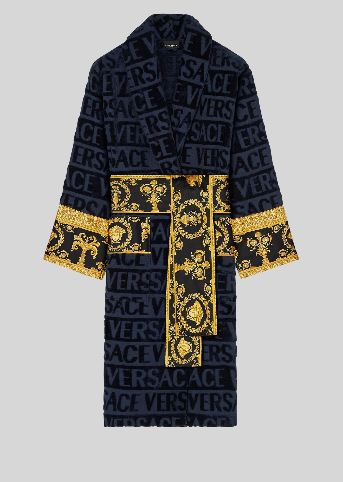 Versace Home I ♡ バロック バスローブ ブルー 1