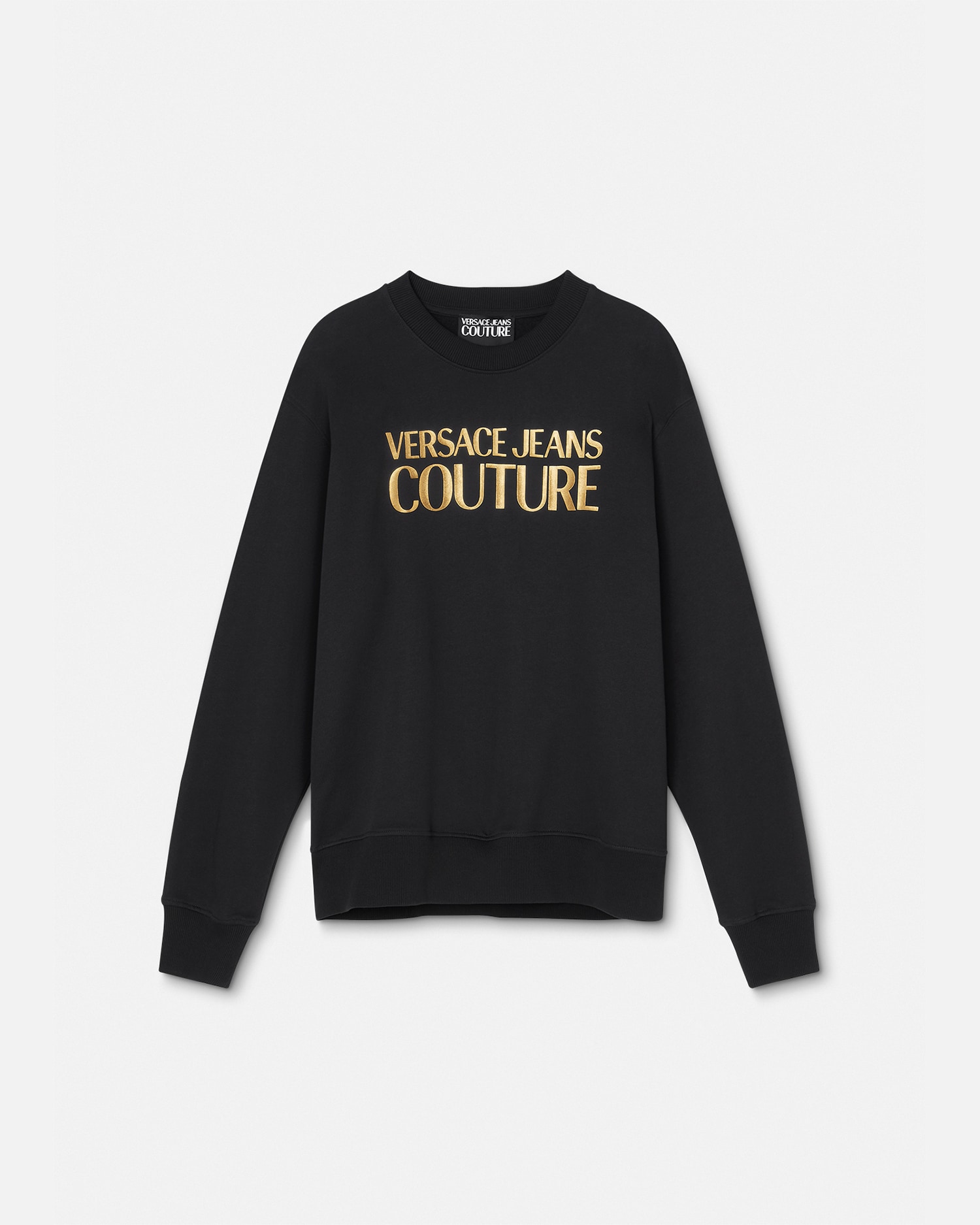 VERSACE JEANS COUTURE ロゴトレーナー ブラック S 楽天市場 