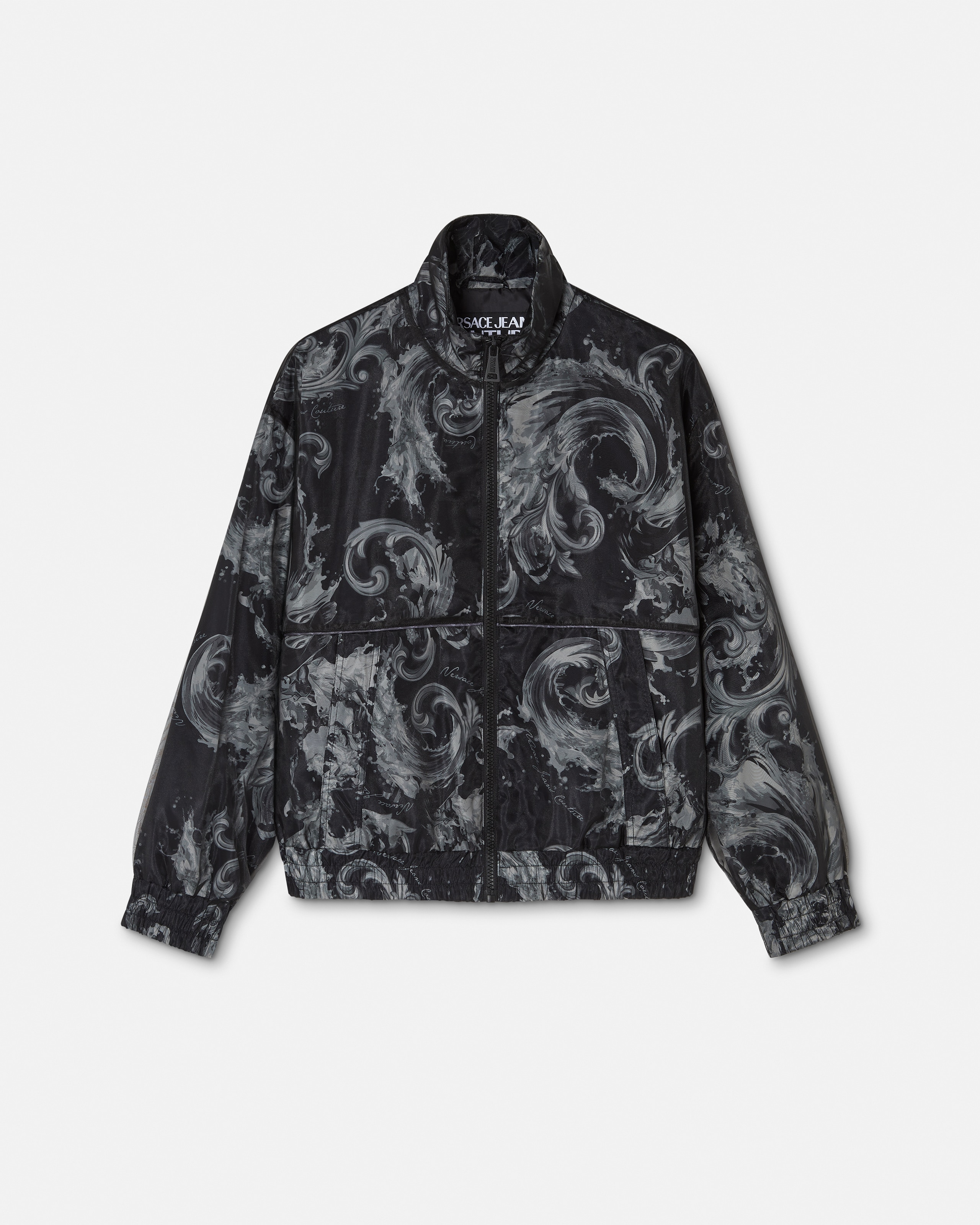 プリント ウインドブレーカー ブラック,プリント | VERSACE JP