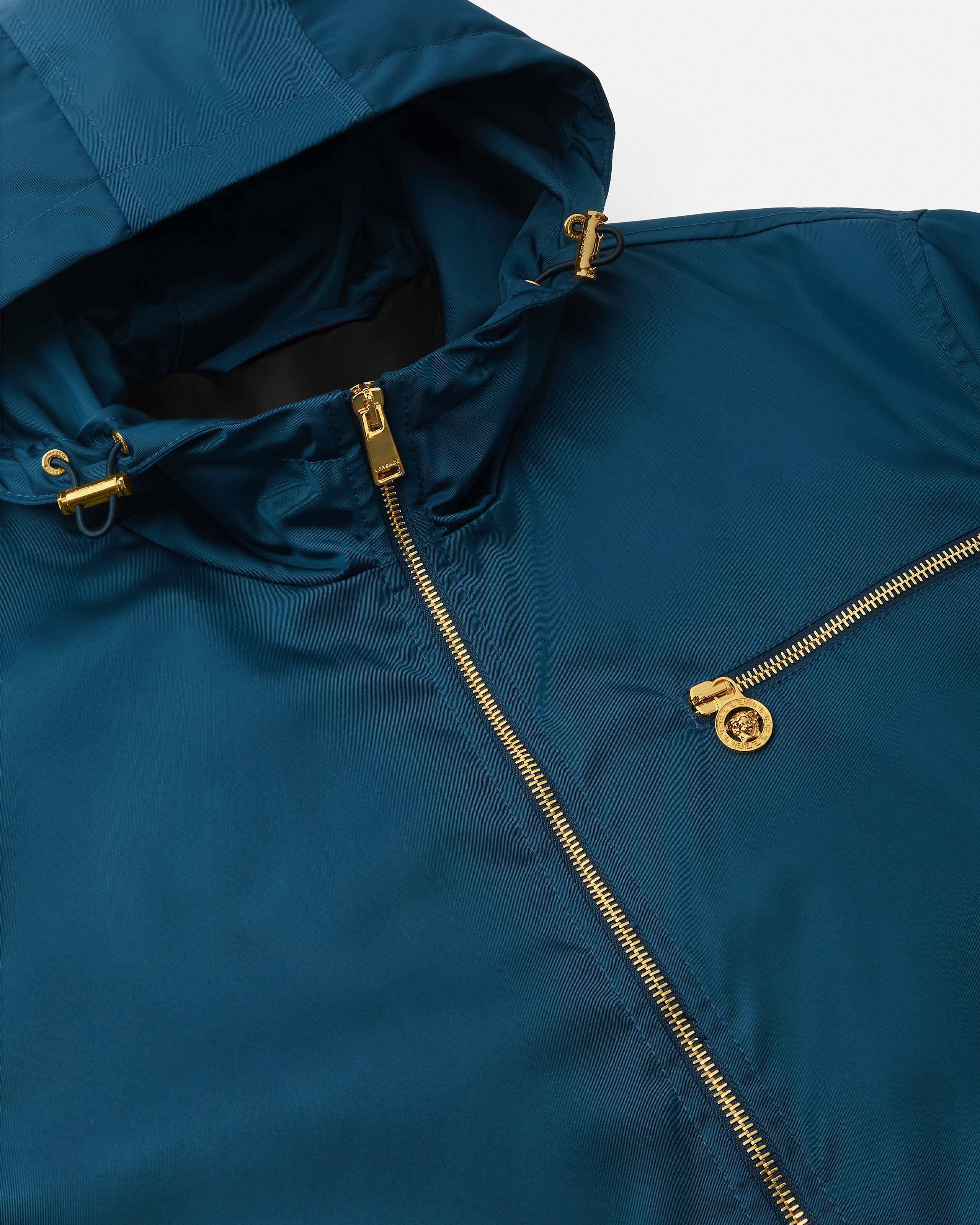 ナイロン ウインドブレーカー ジャケット ブルー | VERSACE JP ナイロン ウインドブレーカー ジャケット ブルー | VERSACE JP