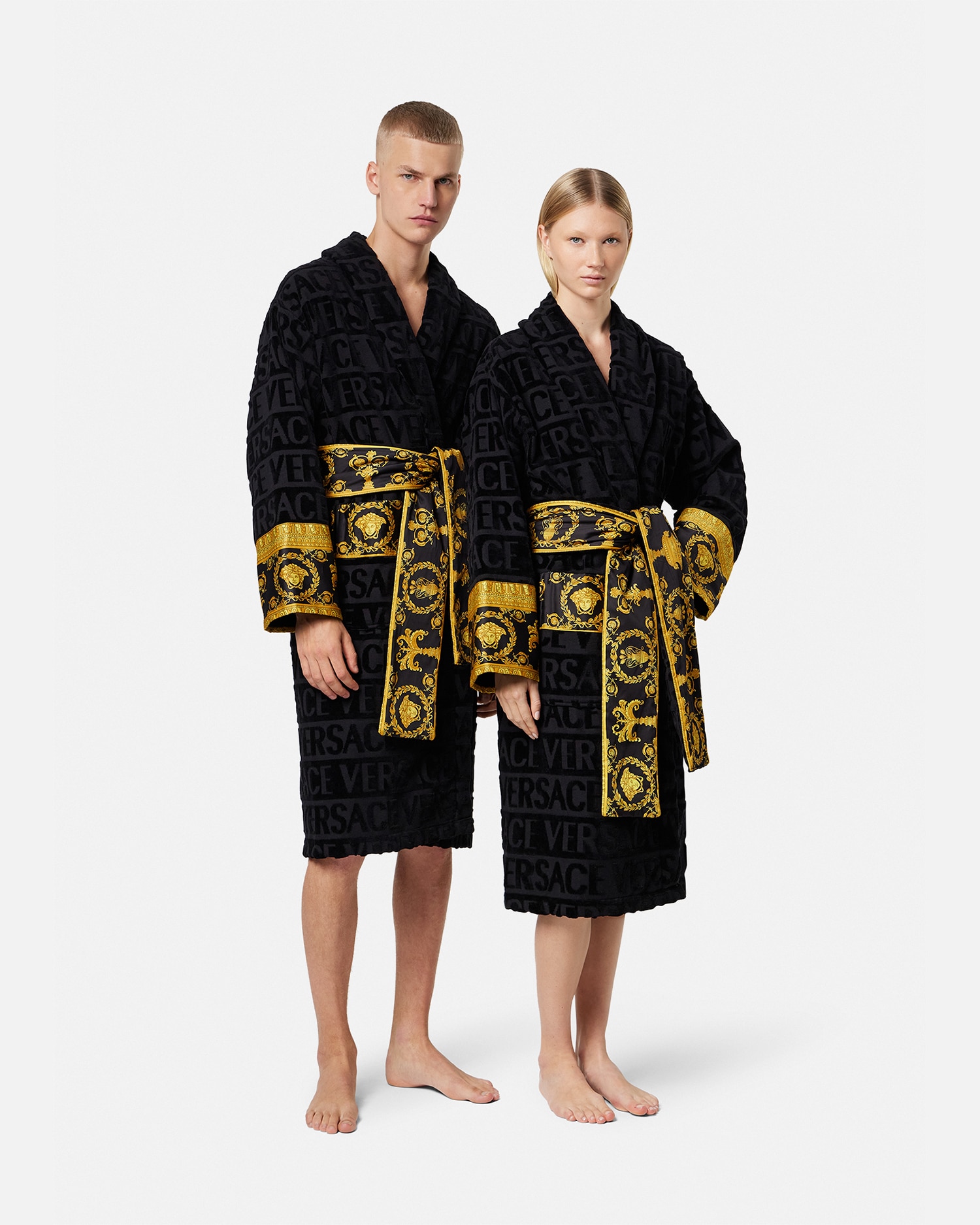 I ♡ バロック バスローブ レッド | VERSACE JP
