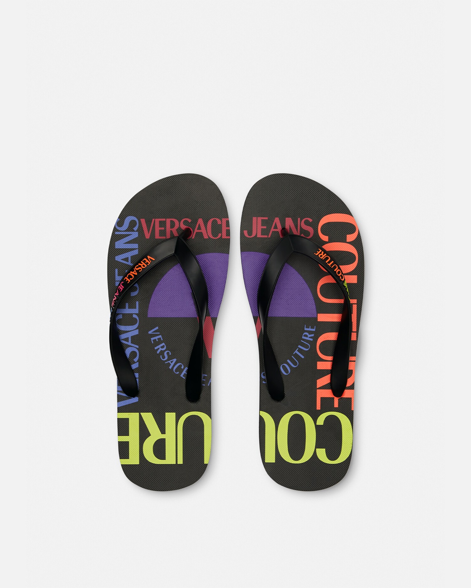 ロゴ フリップ フロップ マルチカラー | VERSACE JP