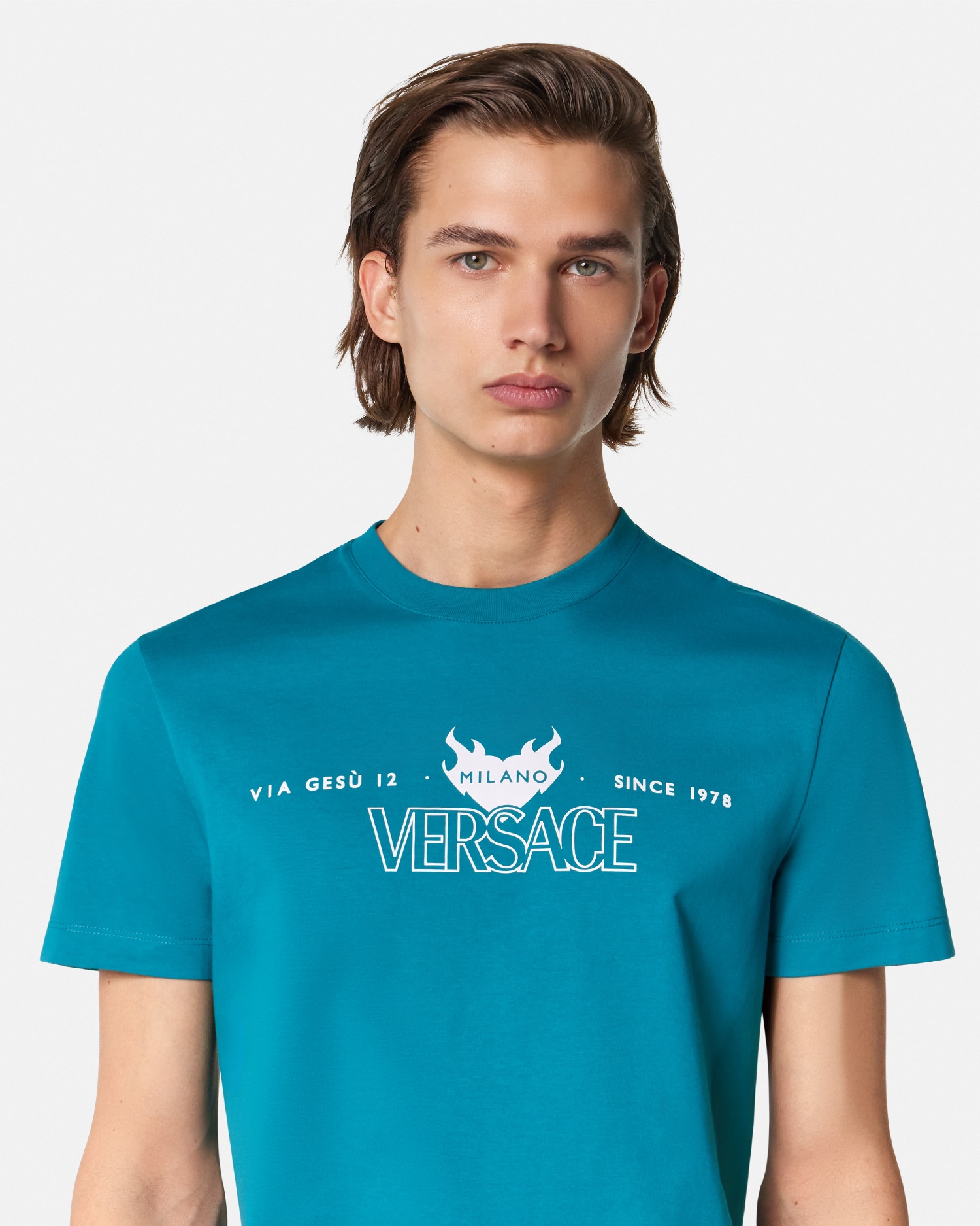 【定番】VERSACE ヴェルサーチェ Greca Tシャツ 90_1013944-