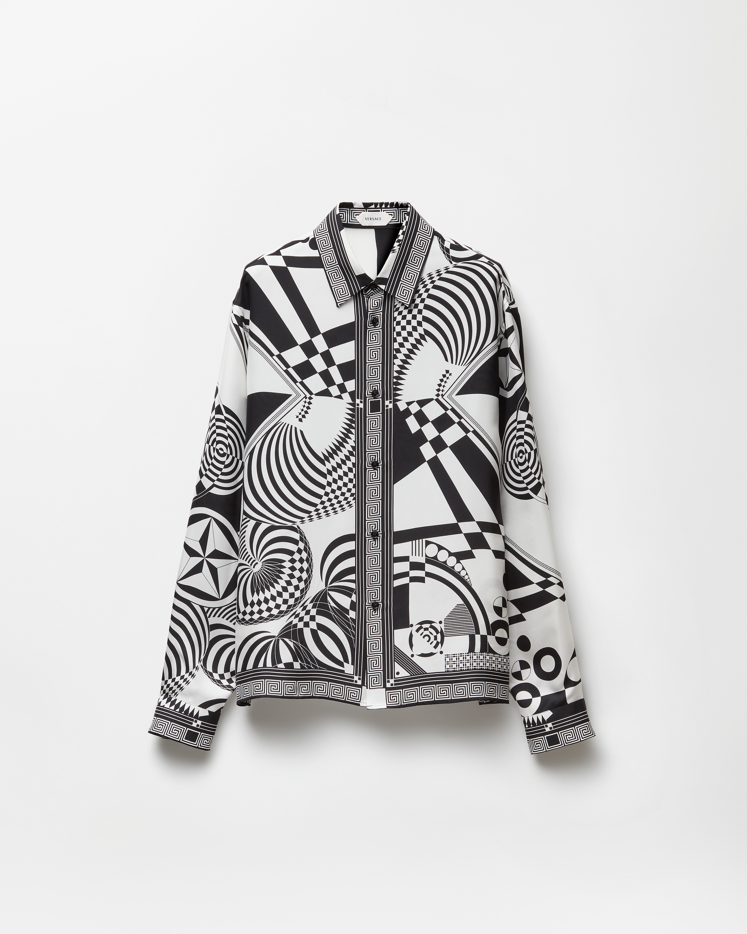 プリント シルク ツイル レギュラー シャツ | VERSACE JP