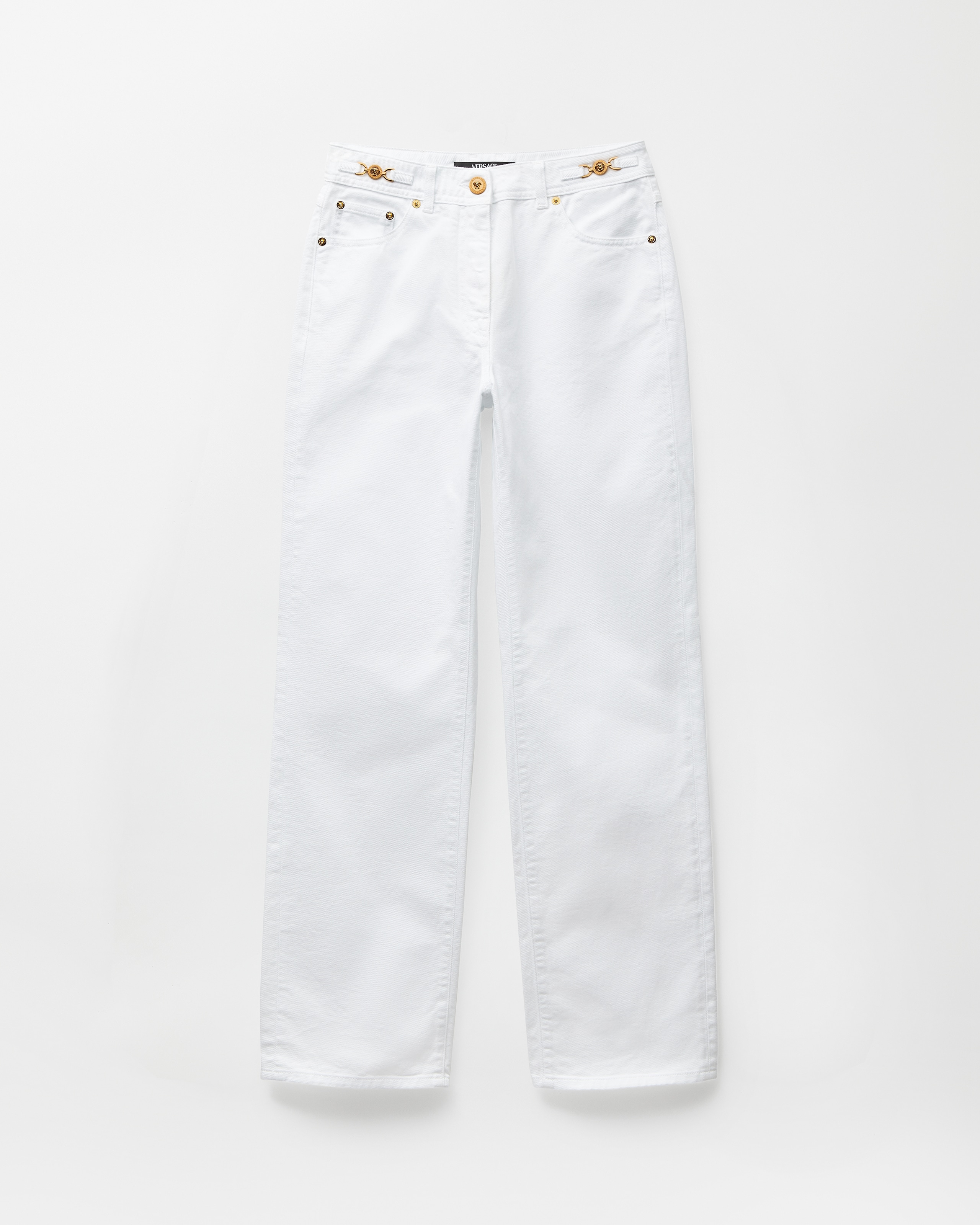 新品 VERSACE WHITE JEANS ベルサーチ ホワイト 75MLSP 90_1013745-