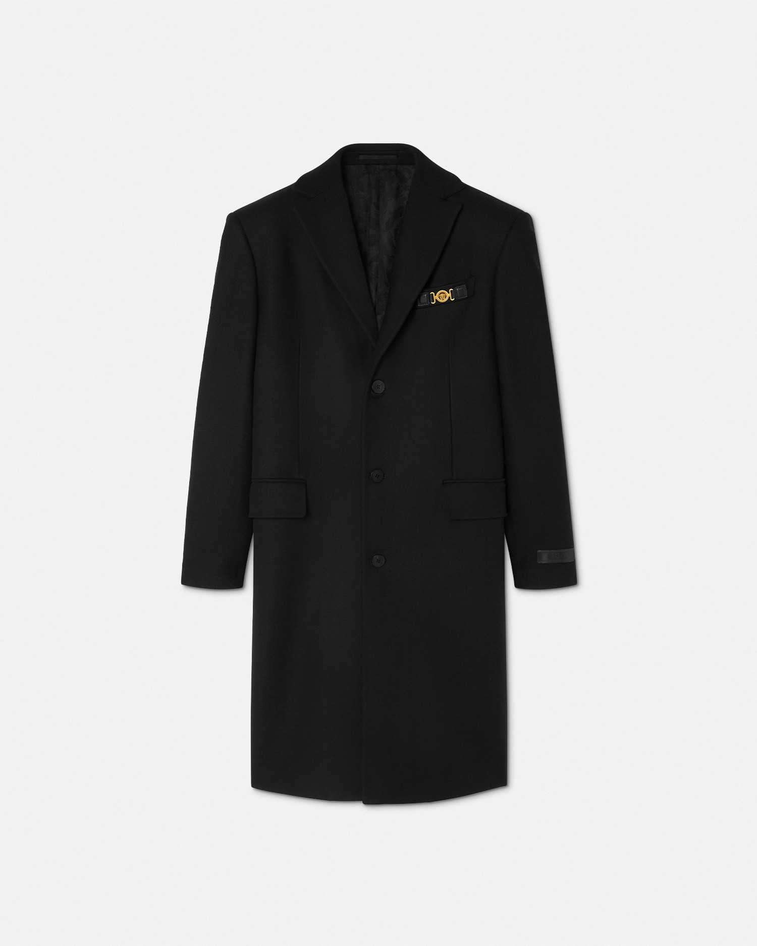 GJANNI VERSACE ダッフルコート ウールコート　ブラック　K-341 中古・古着通販】VERSACE CLASSIC V2 (ヴェルサーチクラシック