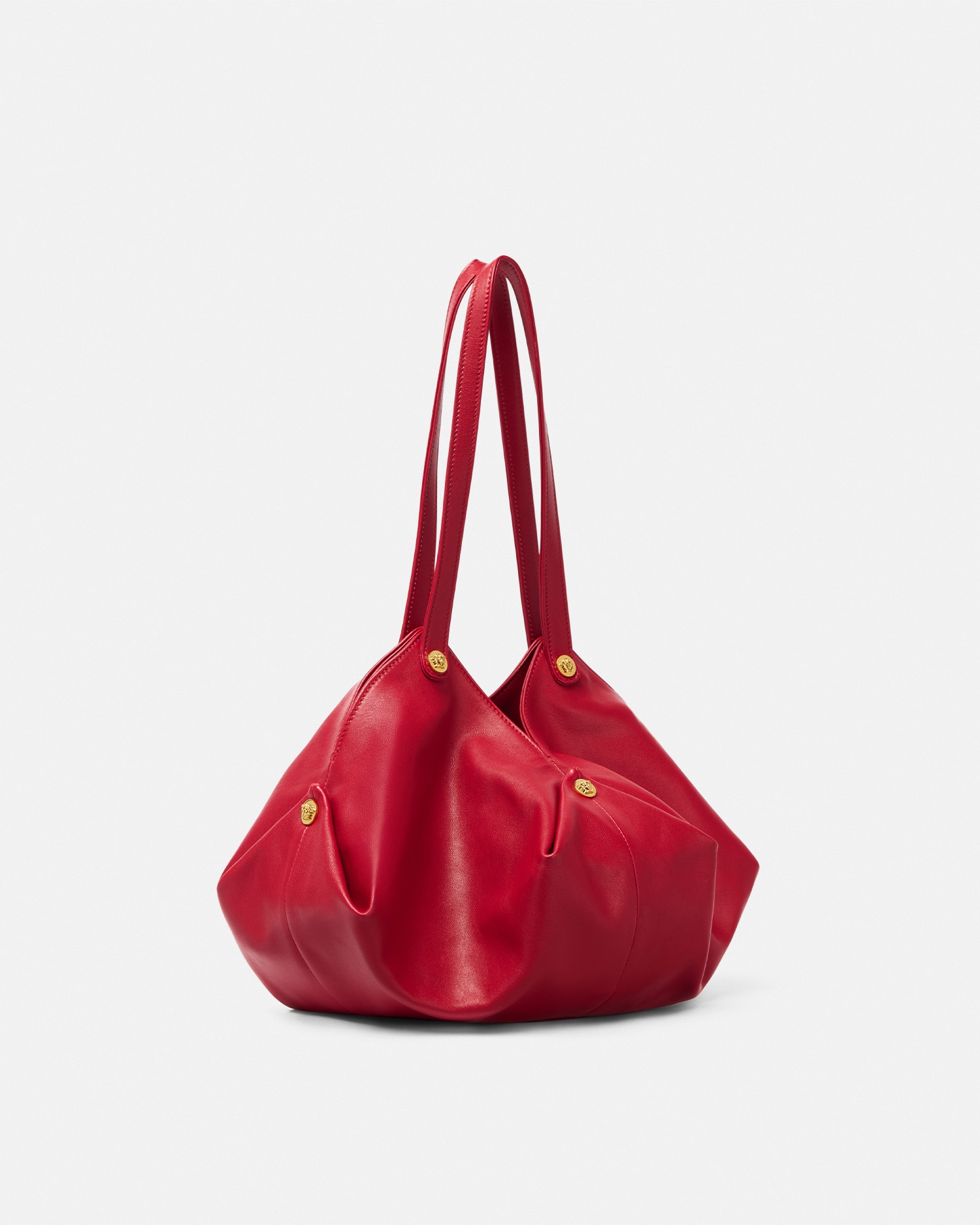 Gianni Versace ブラックレザーショルダーバッグ値下げ中☆ GIANNI VERSACE 中古 ヴェルサーチ 斜め掛け ショルダーバッグ