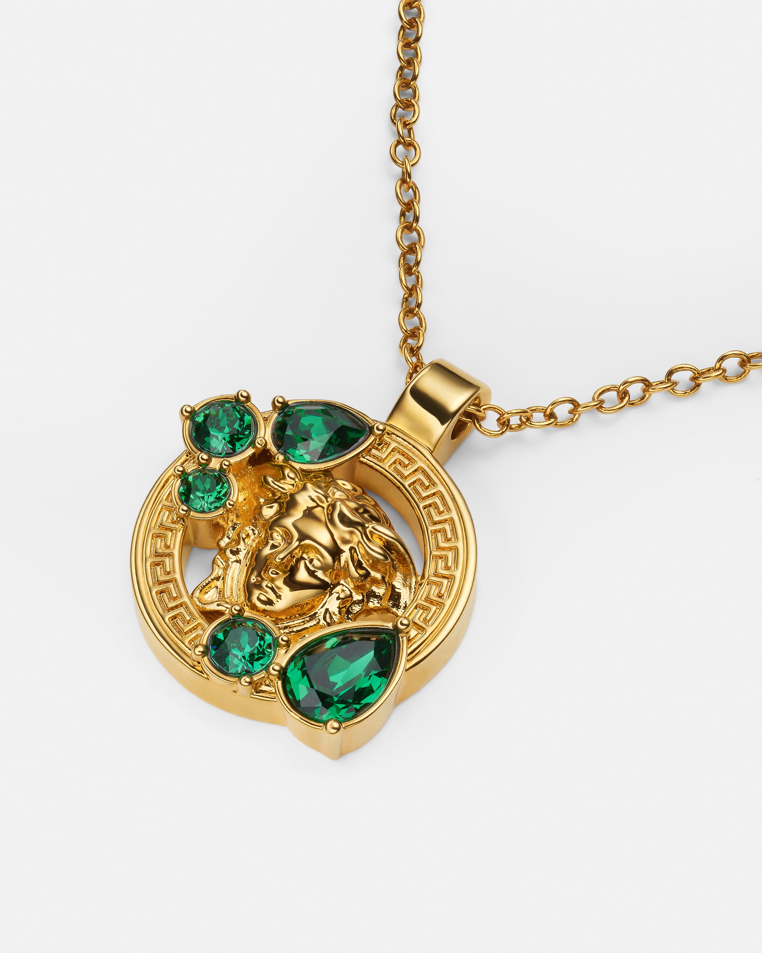 メドゥーサ '95 クリスタル ネックレス ゴールド | VERSACE JP