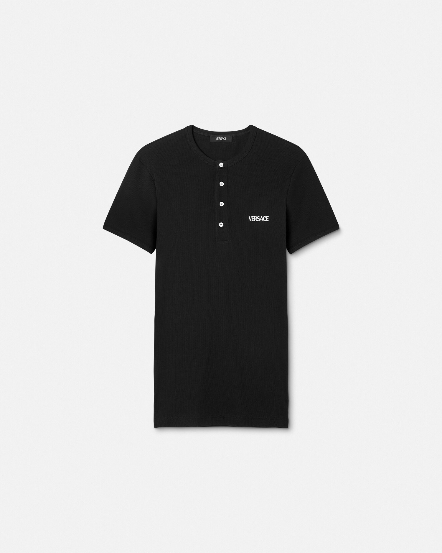 コットン リブ編み Tシャツ | VERSACE JP