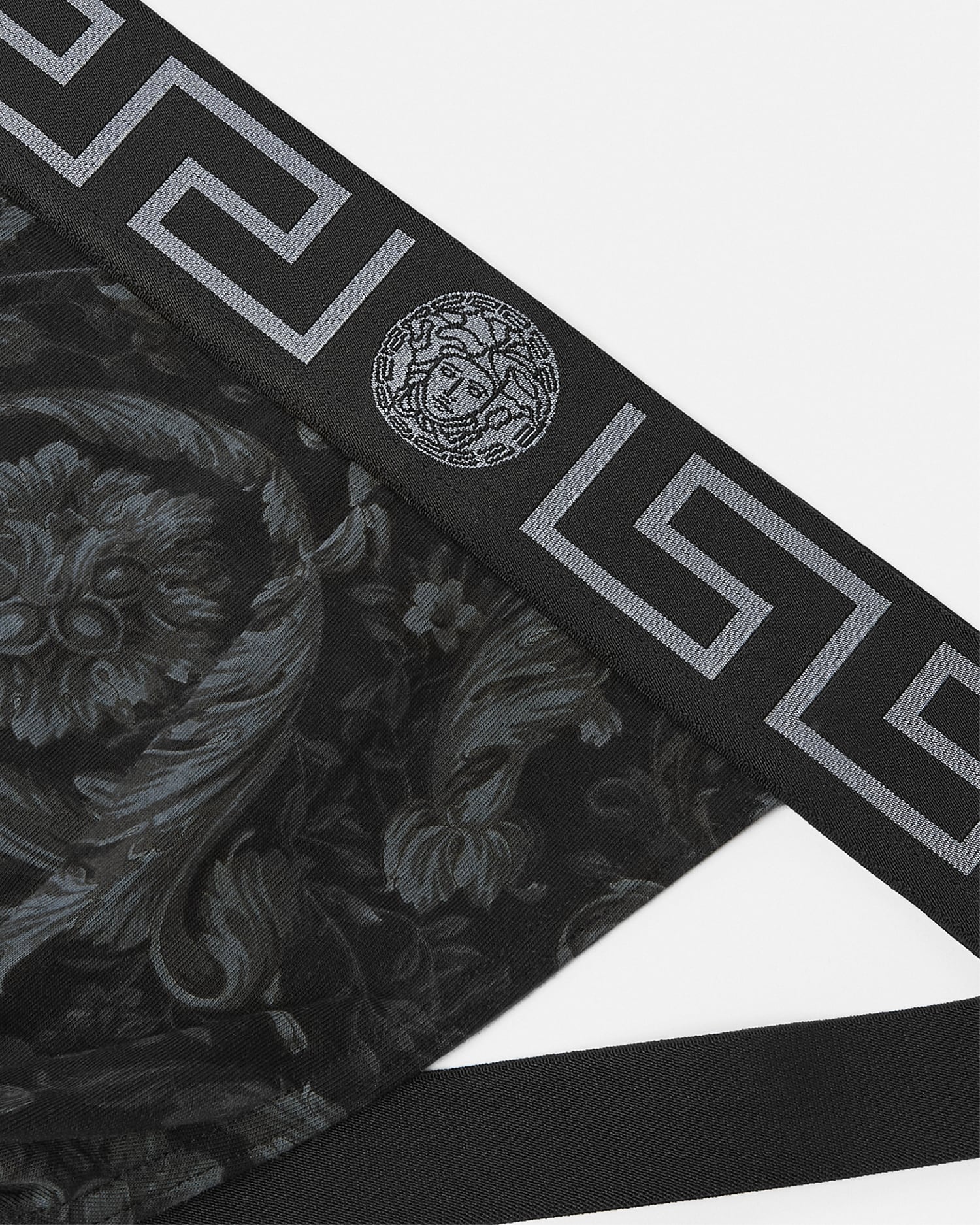 バロッコ ジョックストラップ ブラック | VERSACE JP