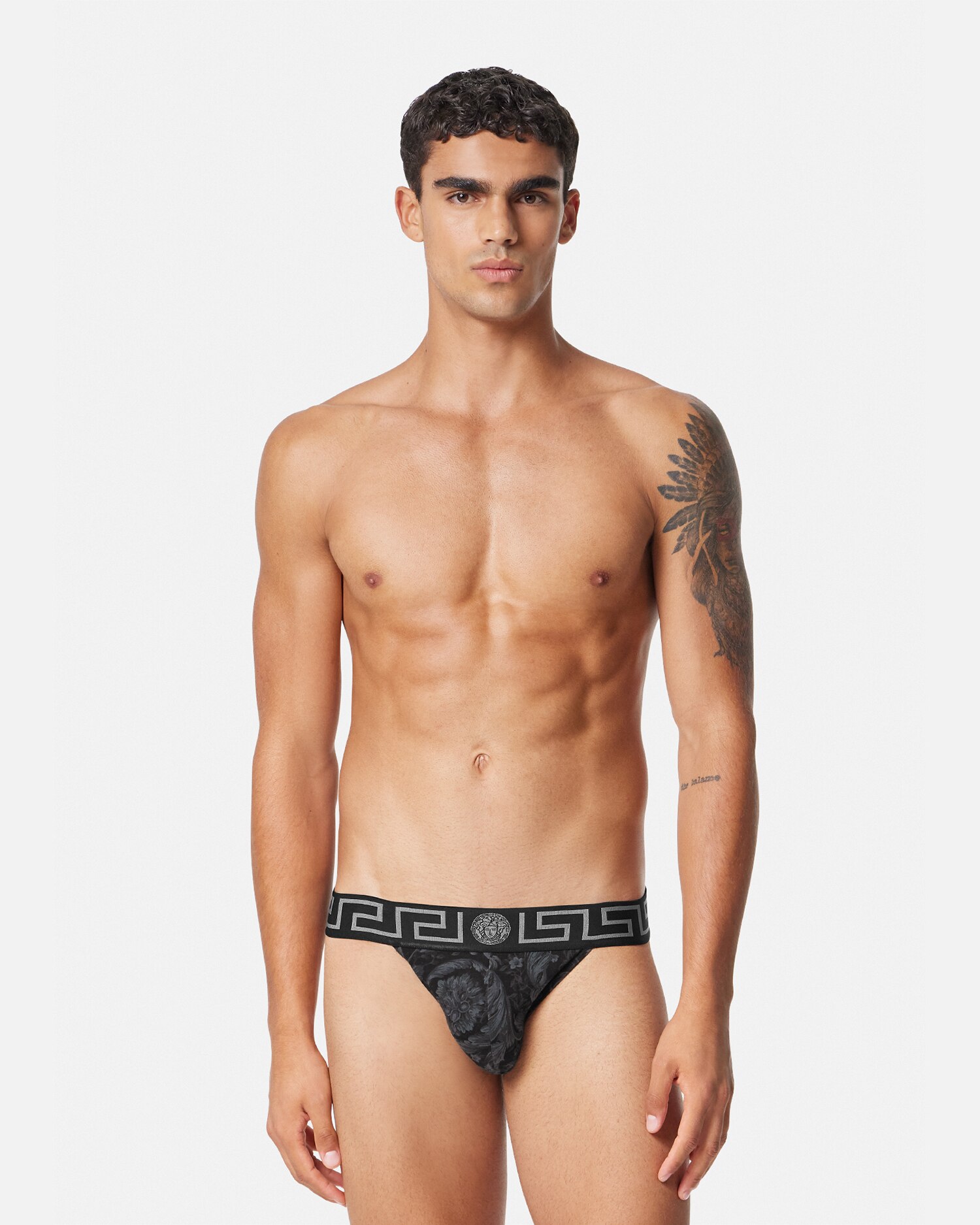 【関税込み】Versace Underwear ブラック バロッコ スリッパ I ♡ バロック スリッパ ブラック | VERSACE JP