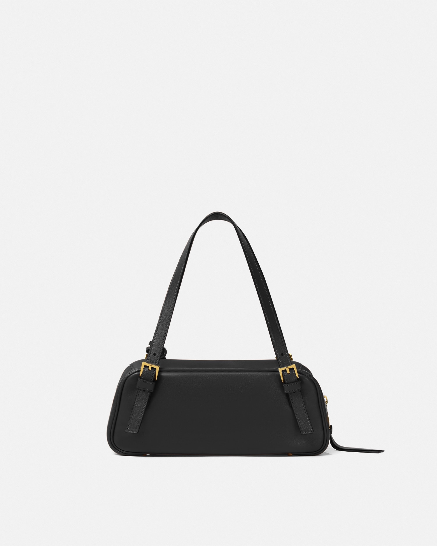 ヴェルサーチェ タグ ナッパ ボウリング バッグ ブルー | VERSACE JP