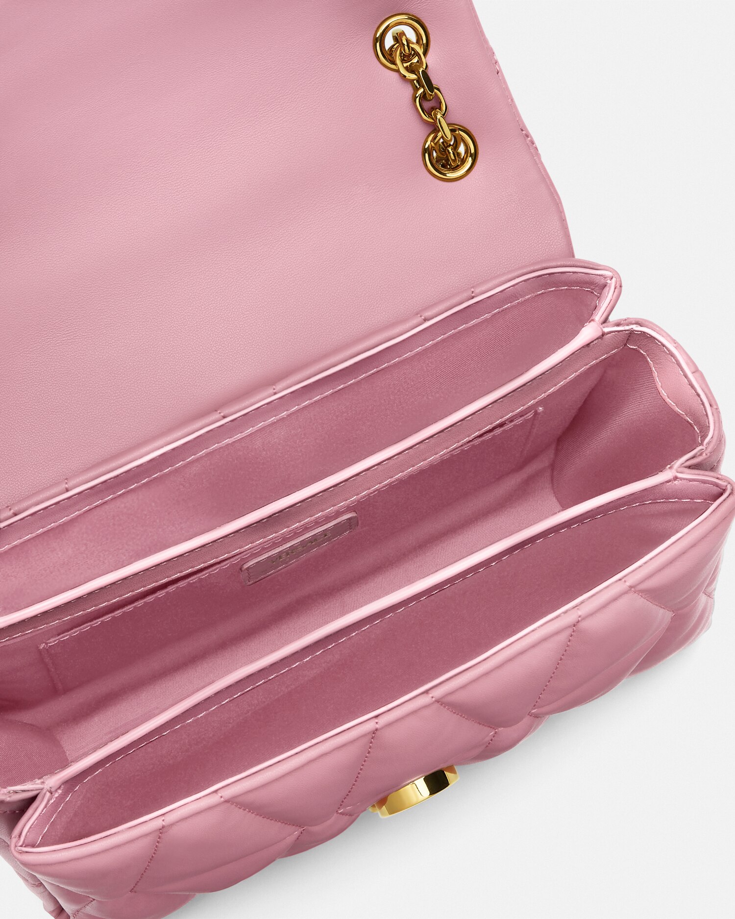 Kleio キルティング ショルダーバッグ ブラック,ゴールド | VERSACE JP