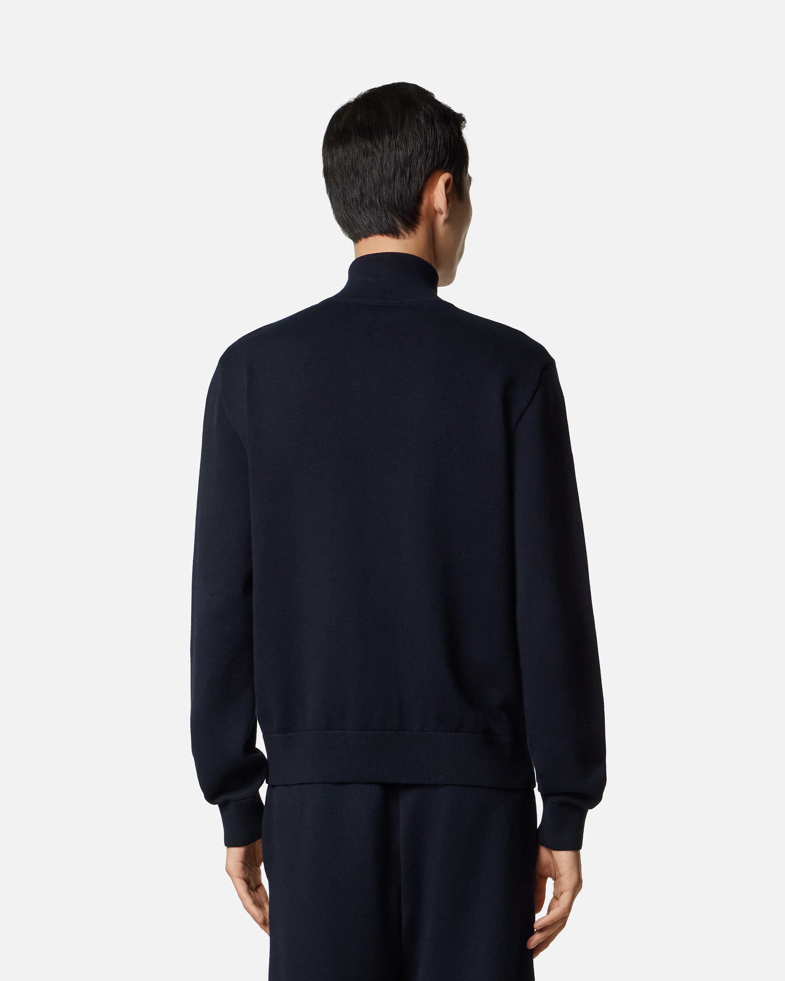 カシミヤブレンド ニット ジッパー セーター | VERSACE JP