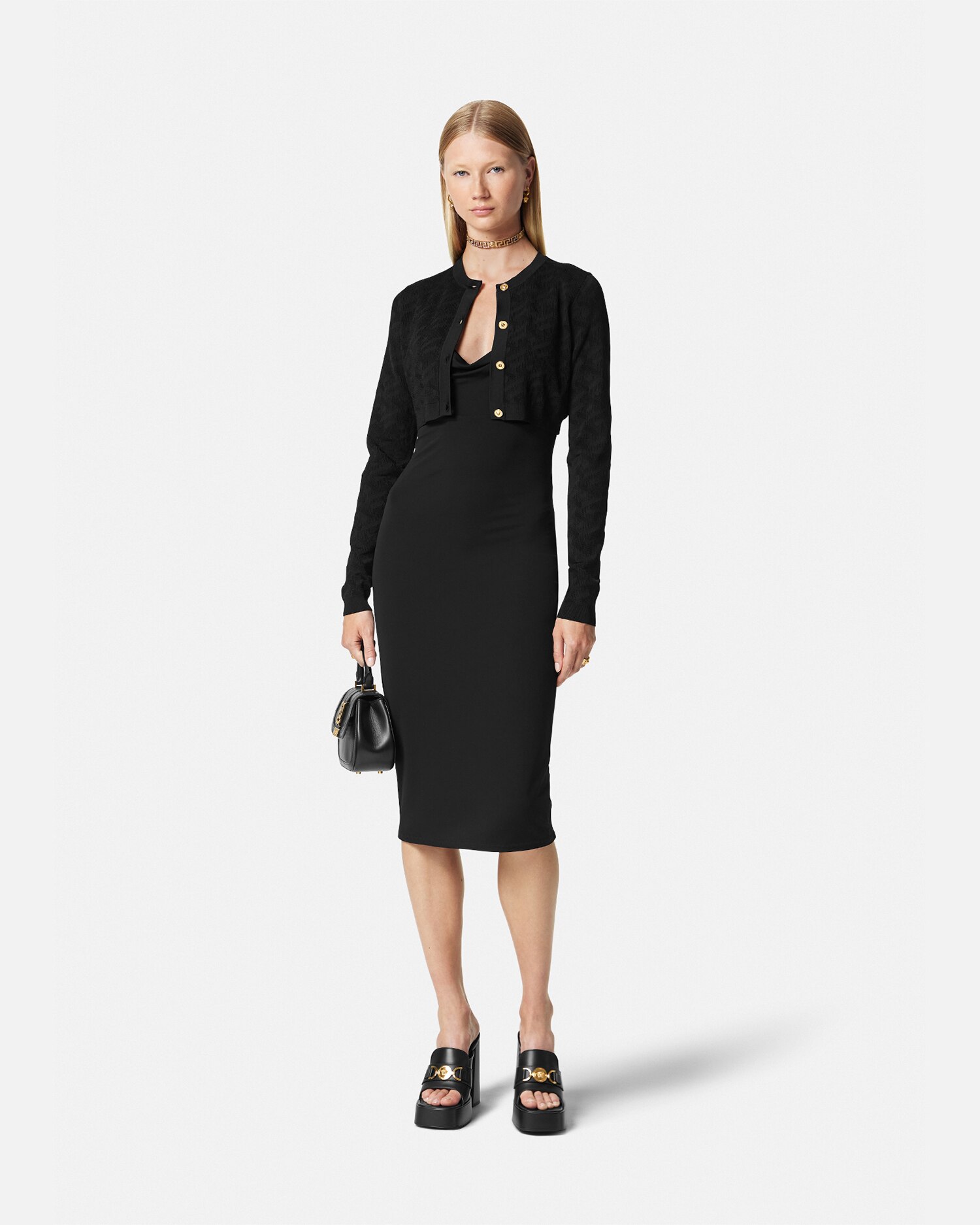 ワンピース VERSACE DRESS (10134891A09075 1B000) Women's Designer & Luxury Dresses | VERSACE