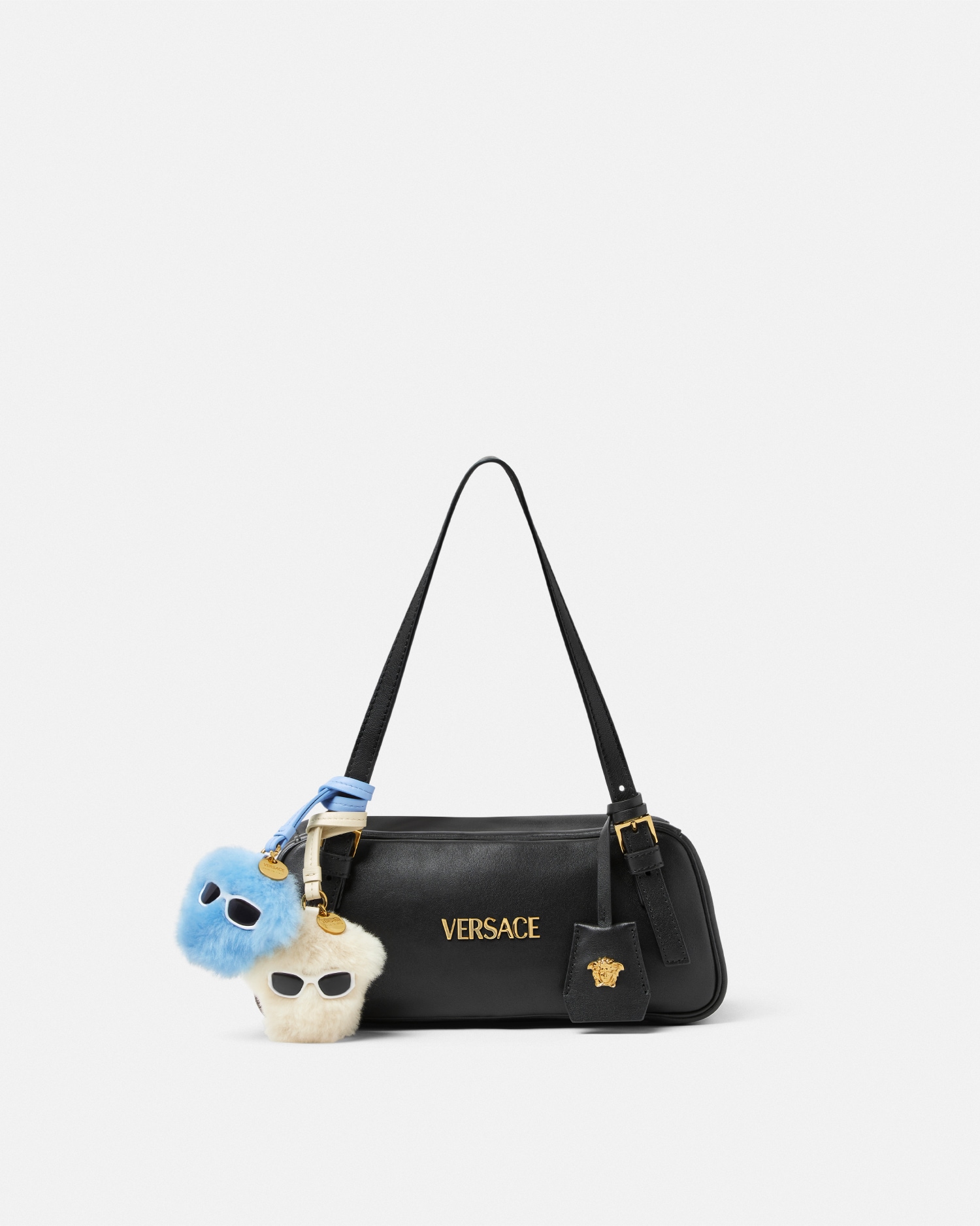 メドゥーサ フラッフィー シアリング チャーム パープル | VERSACE JP