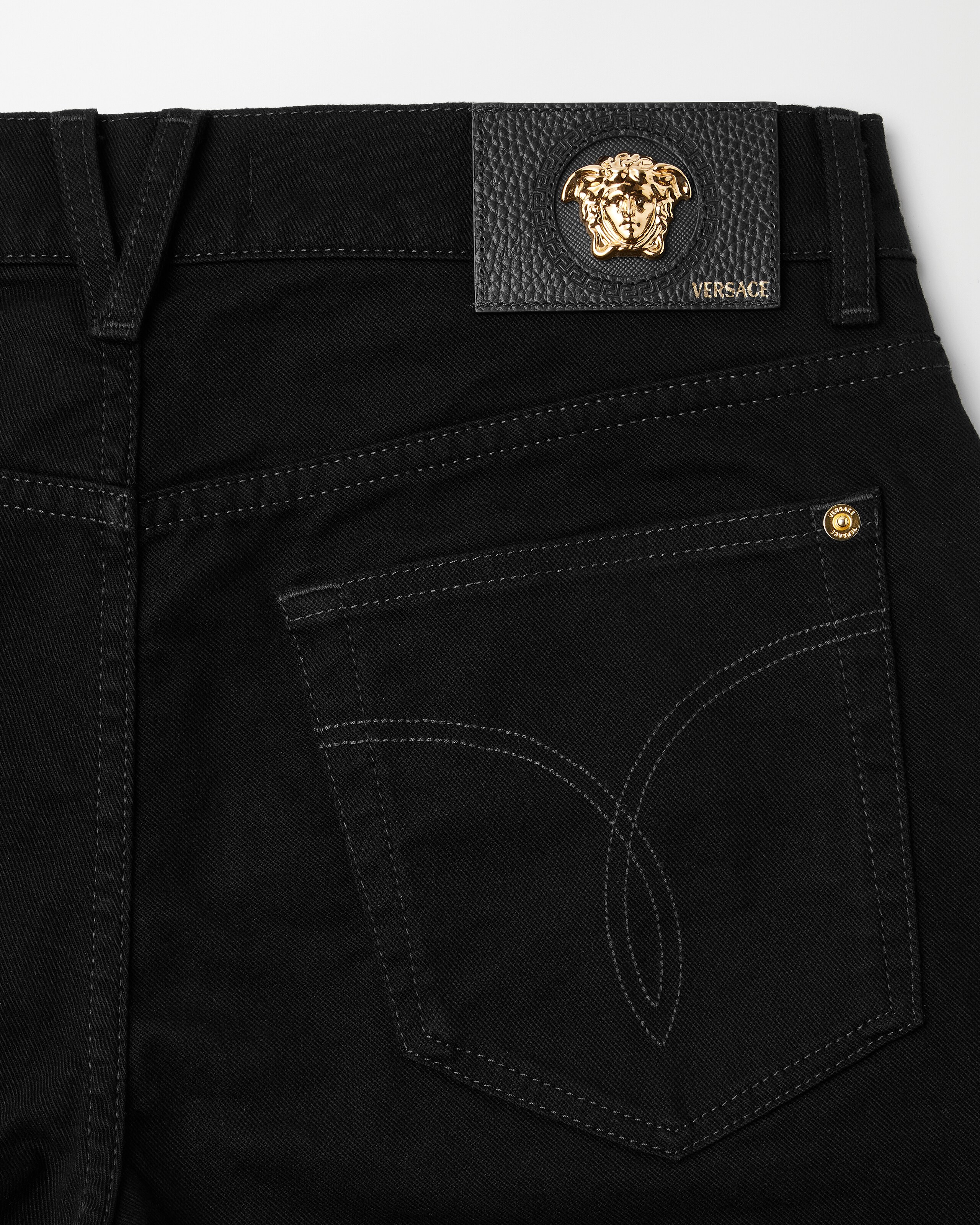 スリム ジーンズ ブラック | VERSACE JP