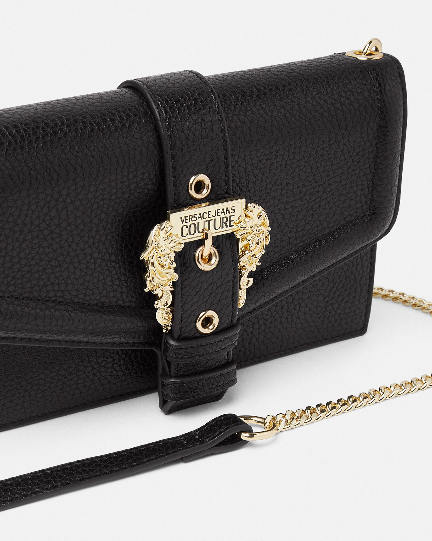 VERSACE JEANS COUTURE ボディバッグ ブラック VERSACE JEANS COUTURE ヴェルサーチ バッグ ウエストポーチ ウエスト