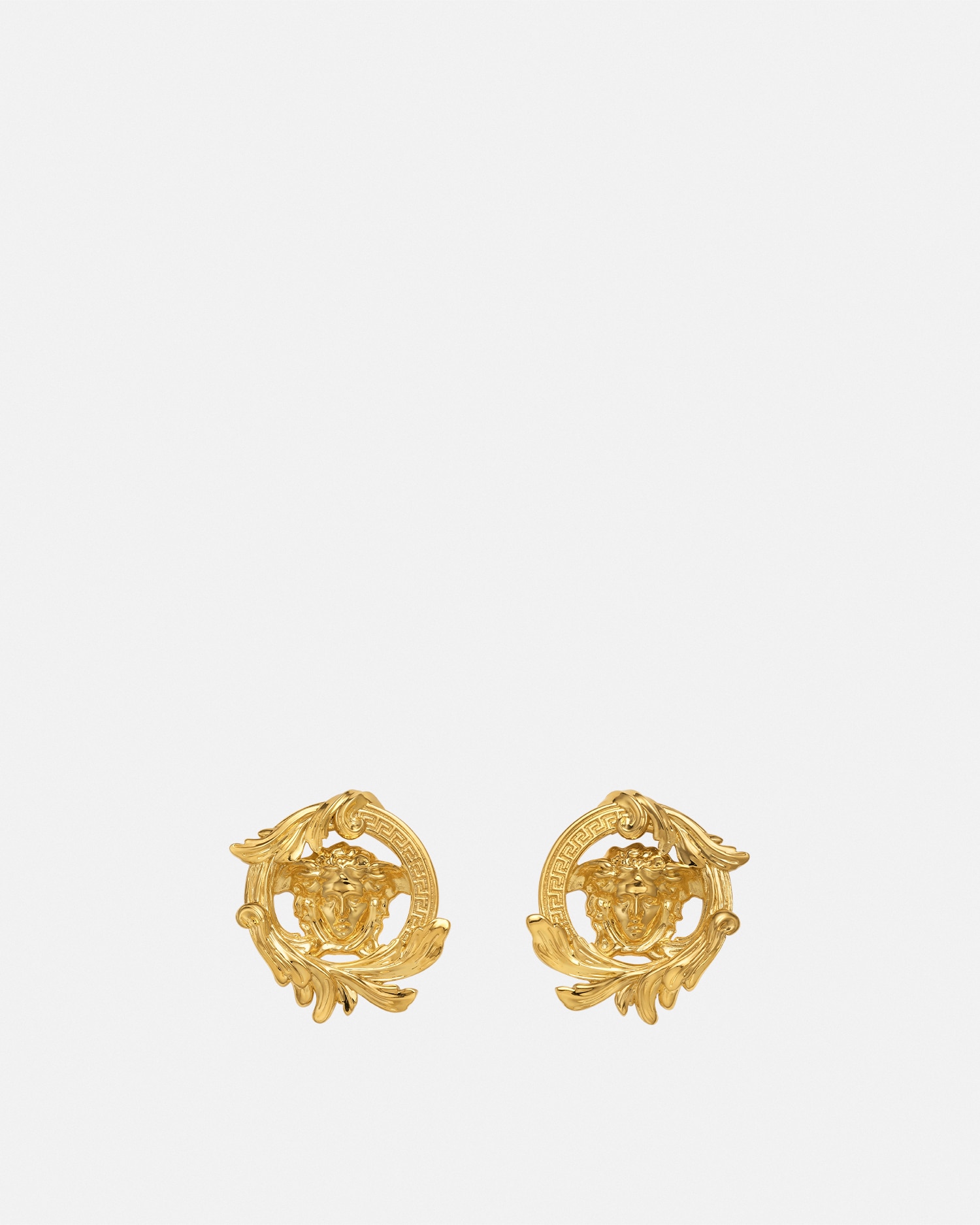 VERSACE ゴールドトーン フープピアス 人気 (VERSACE/ピアス