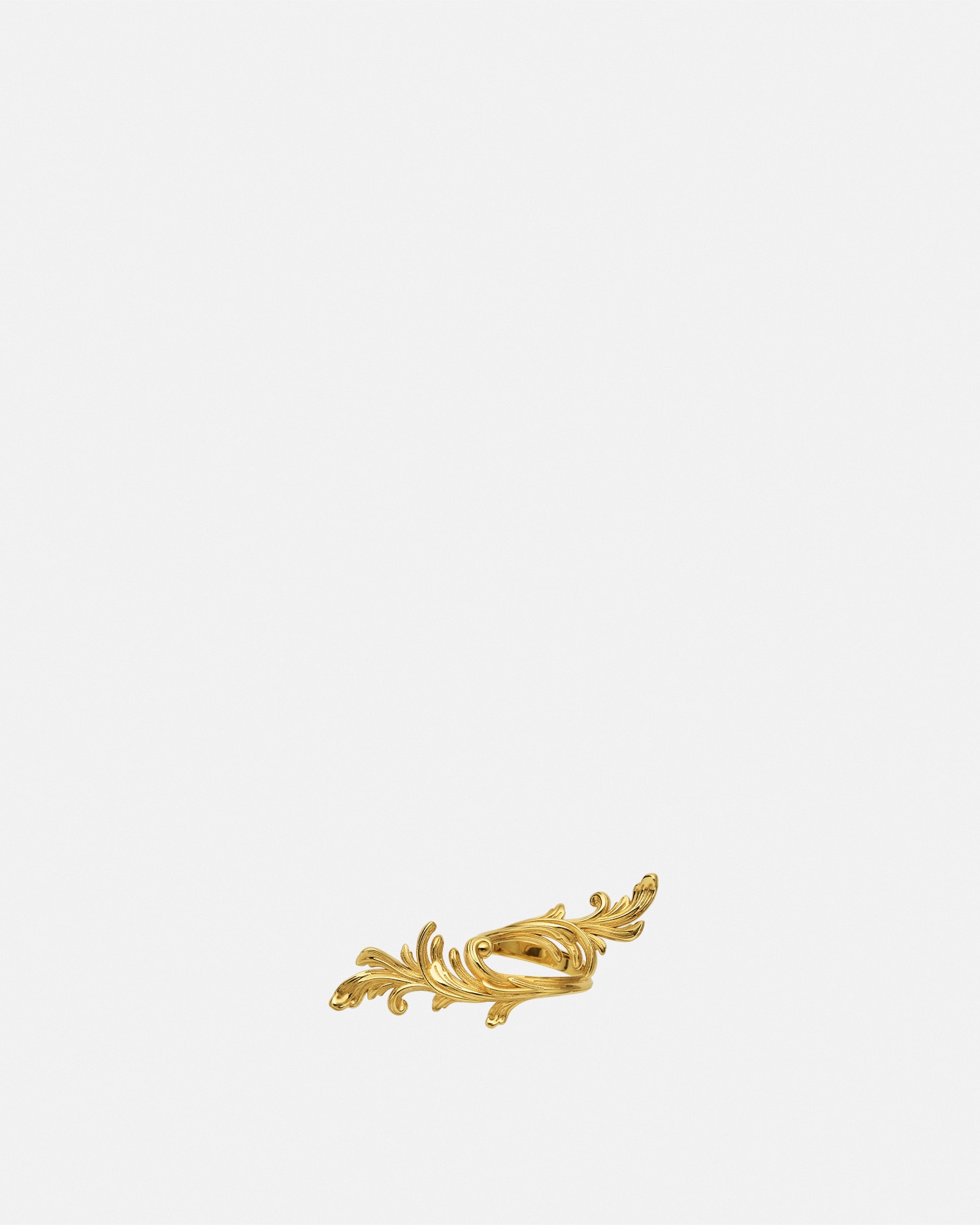 VERSACE ヴェルサーチェ リング バロッコ リーフ 90_1019652-