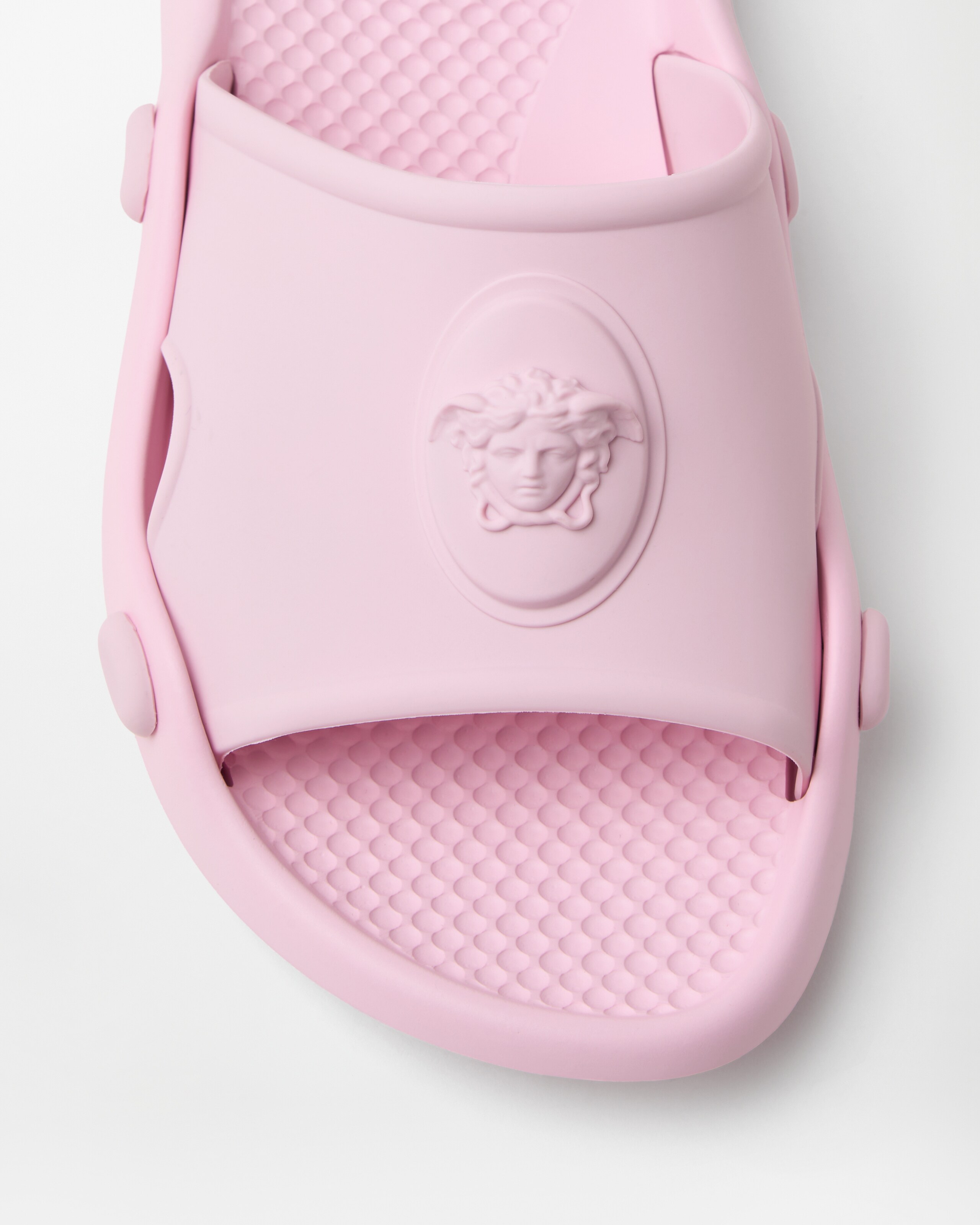 ネットゥーノ ラバー スライダーサンダル ピンク | VERSACE JP