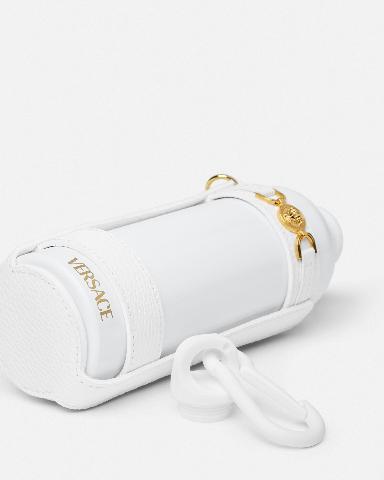 VERSACE - ヴェルサーチ VERSACE ロゴ水筒 ウォーターボトル タンブラー SS ブルー 未使用 VERSACE - ヴェルサーチ VERSACE ロゴ水筒 ウォーターボトル