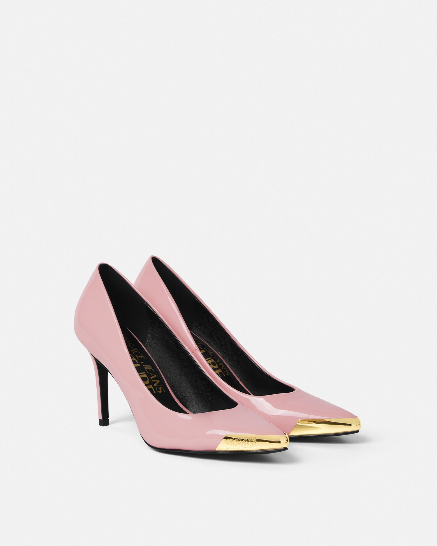 スカーレット パテント パンプス ピンク | VERSACE JP
