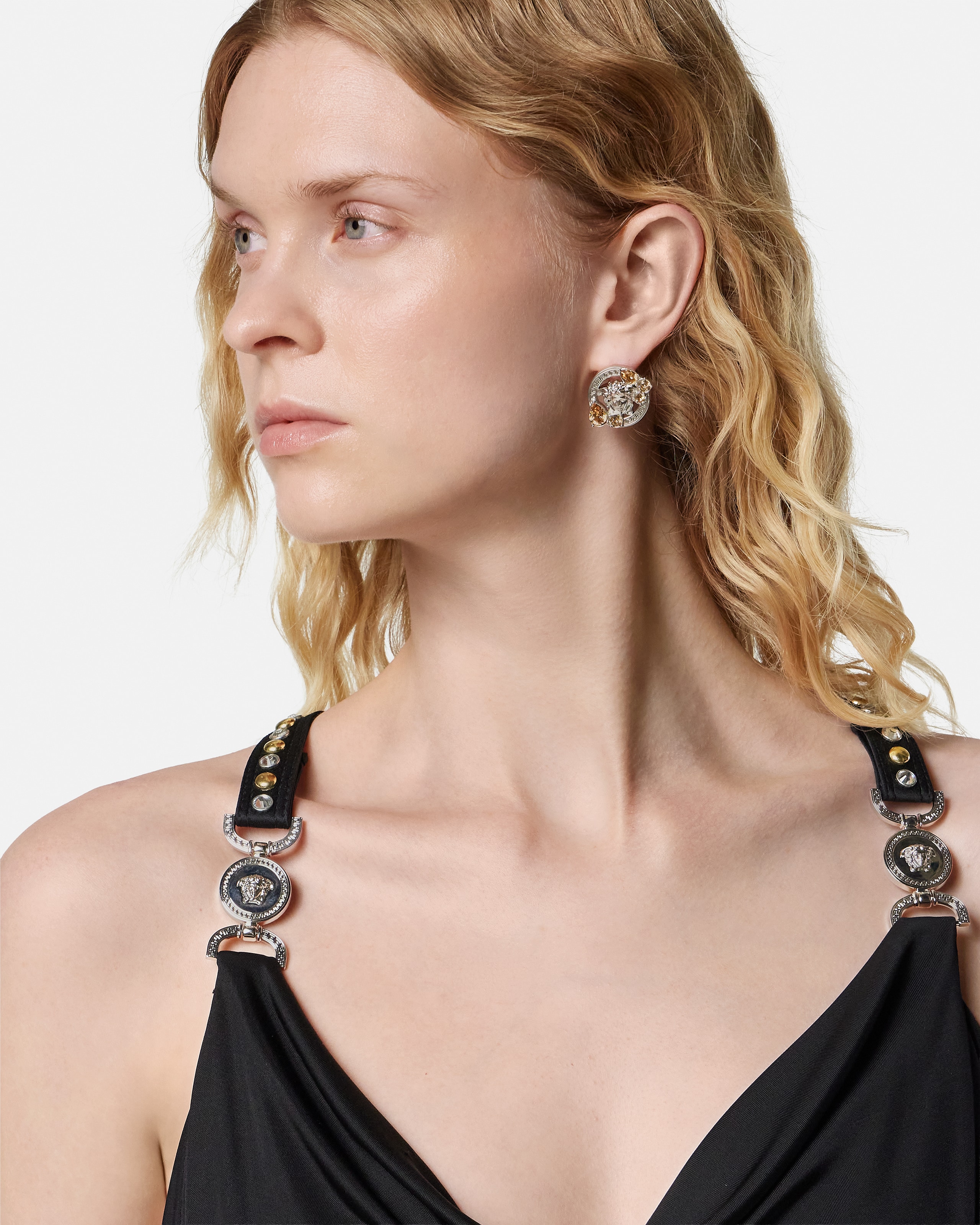 メドゥーサ'95 クリスタル イヤリング | VERSACE JP